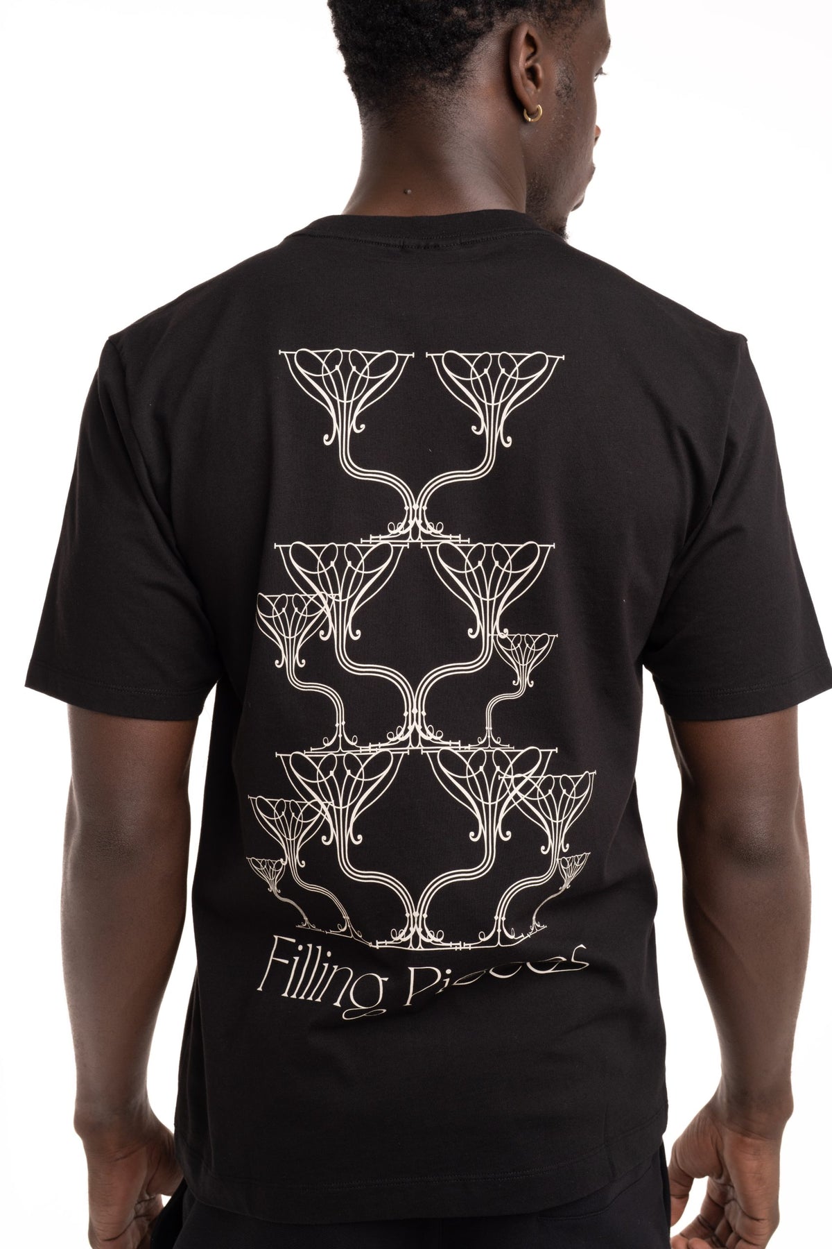 Filling Pieces Men's Champagne T Shirt Black | 412620500288-130