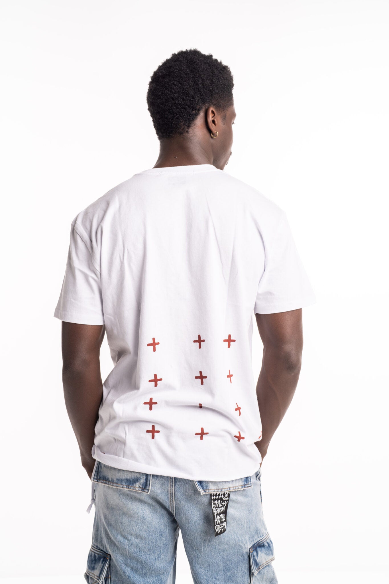 Ksubi Men's Knitted Fuego Biggie SS Tee Tru White MPS25TE044 WHT