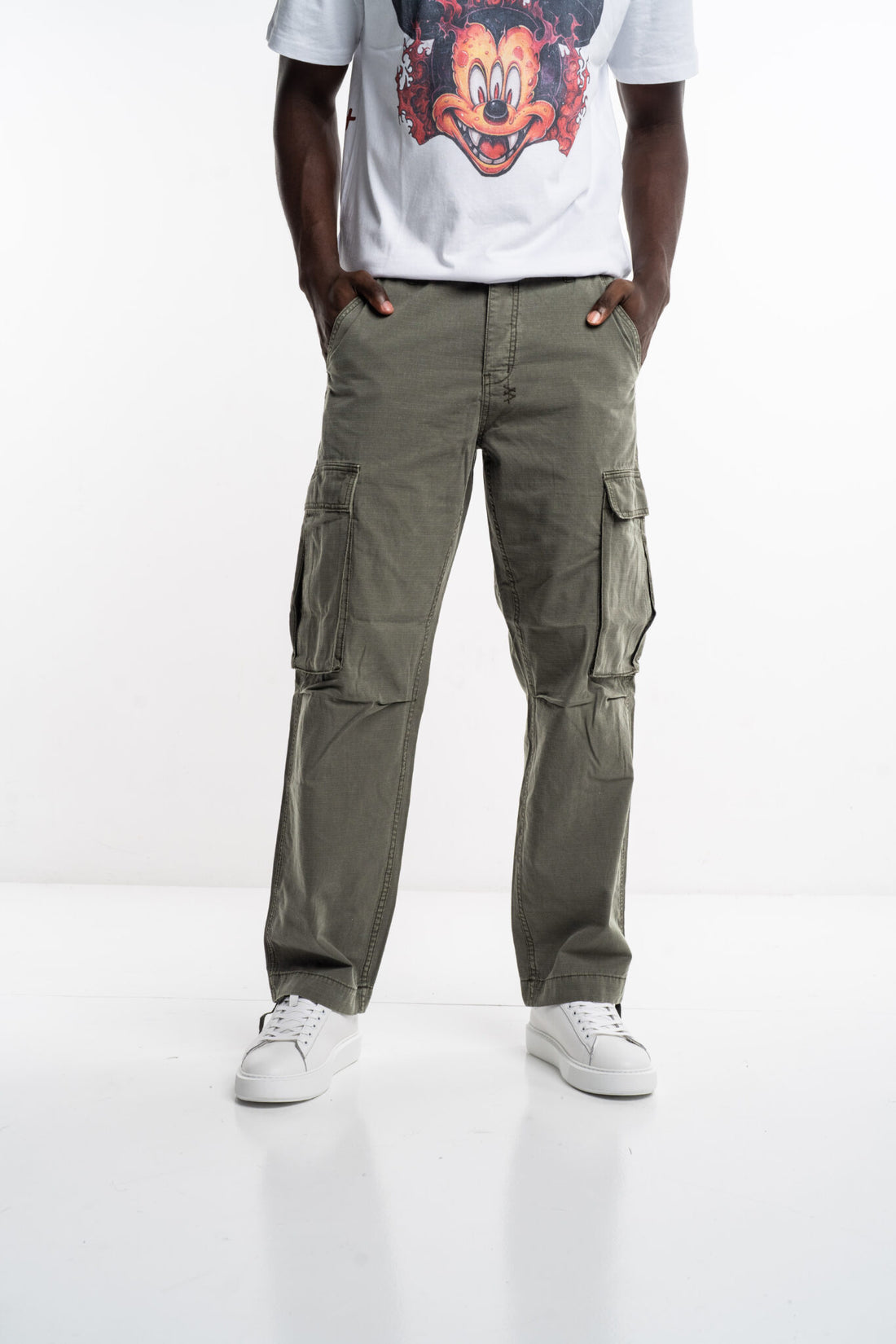 Ksubi Men's Knitted Fugitive Cargo Pant Forest Green MPS25PA016 GRN