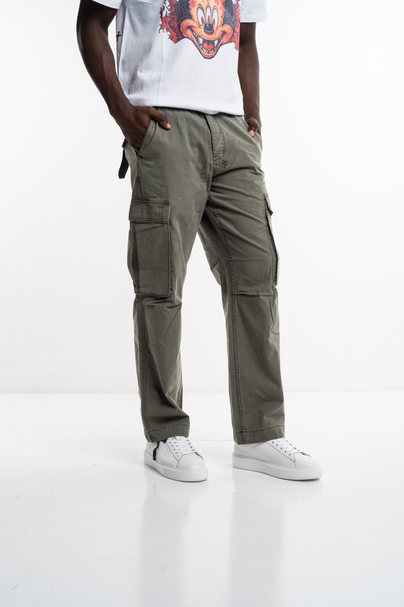 Ksubi Men's Knitted Fugitive Cargo Pant Forest Green MPS25PA016 GRN