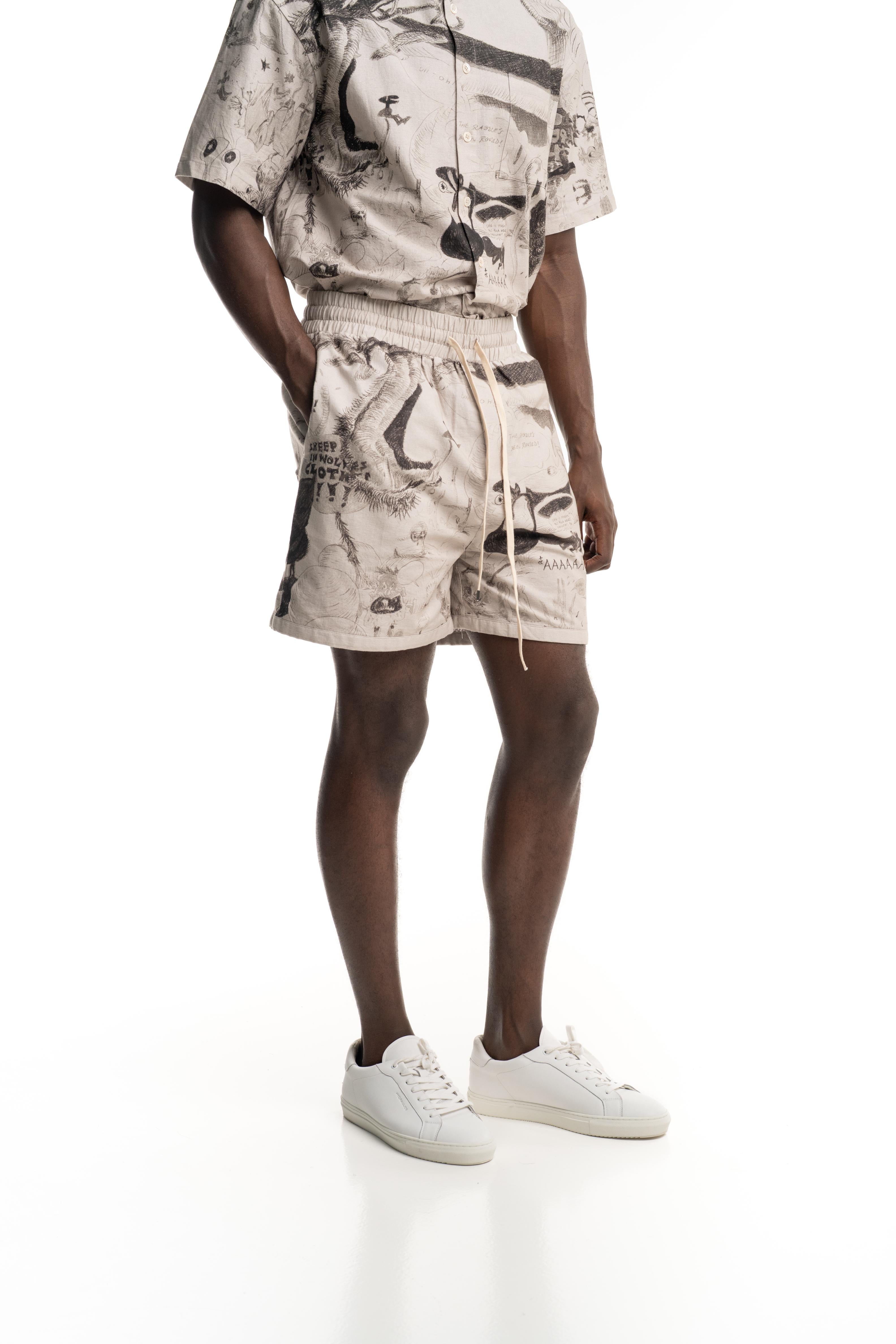 Dom Rebel Men's Megalo Shorts | Beige