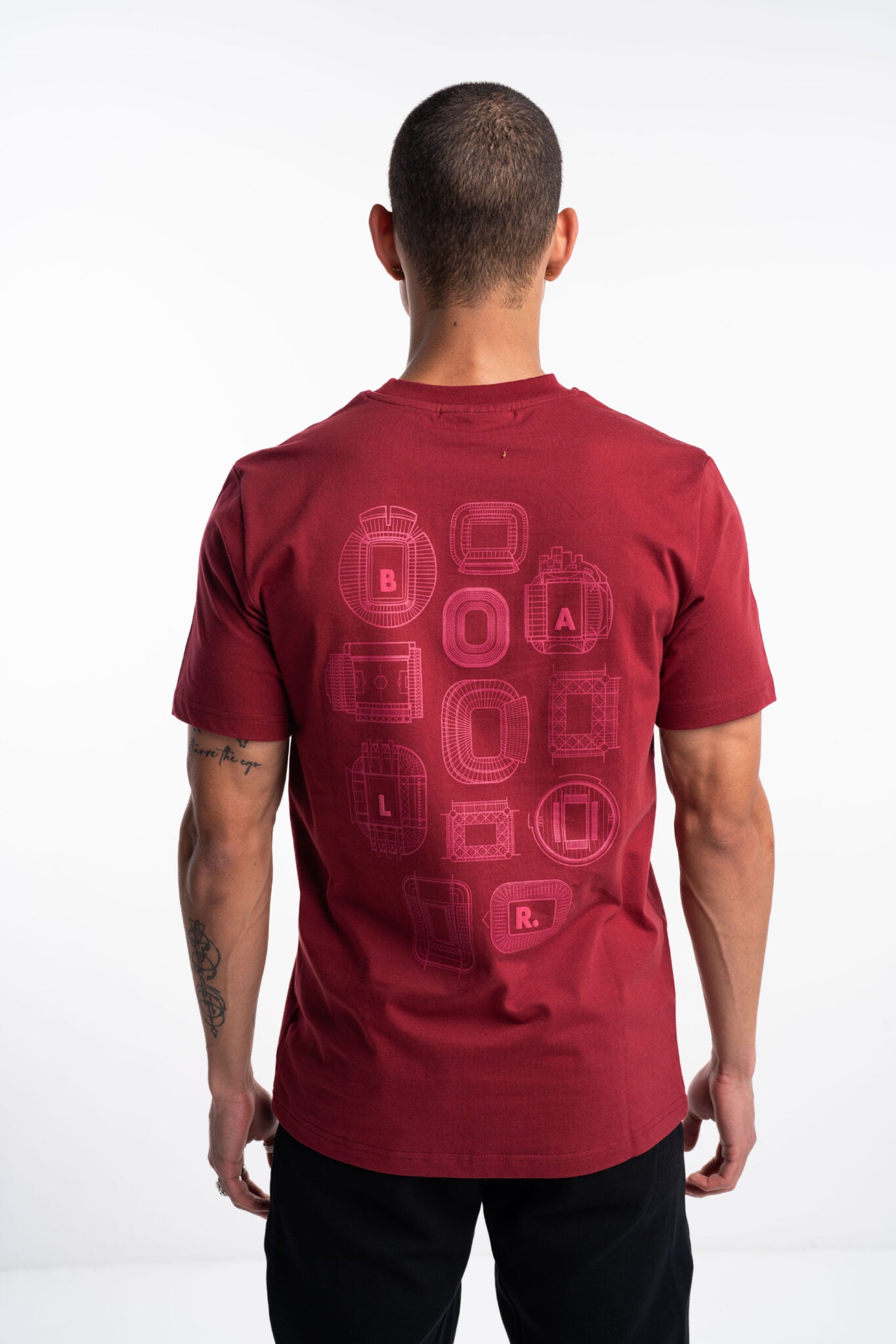 BALR Men's BALR. Stadium Regular Fit T Shirt | B1112.1264-Tibetian Red