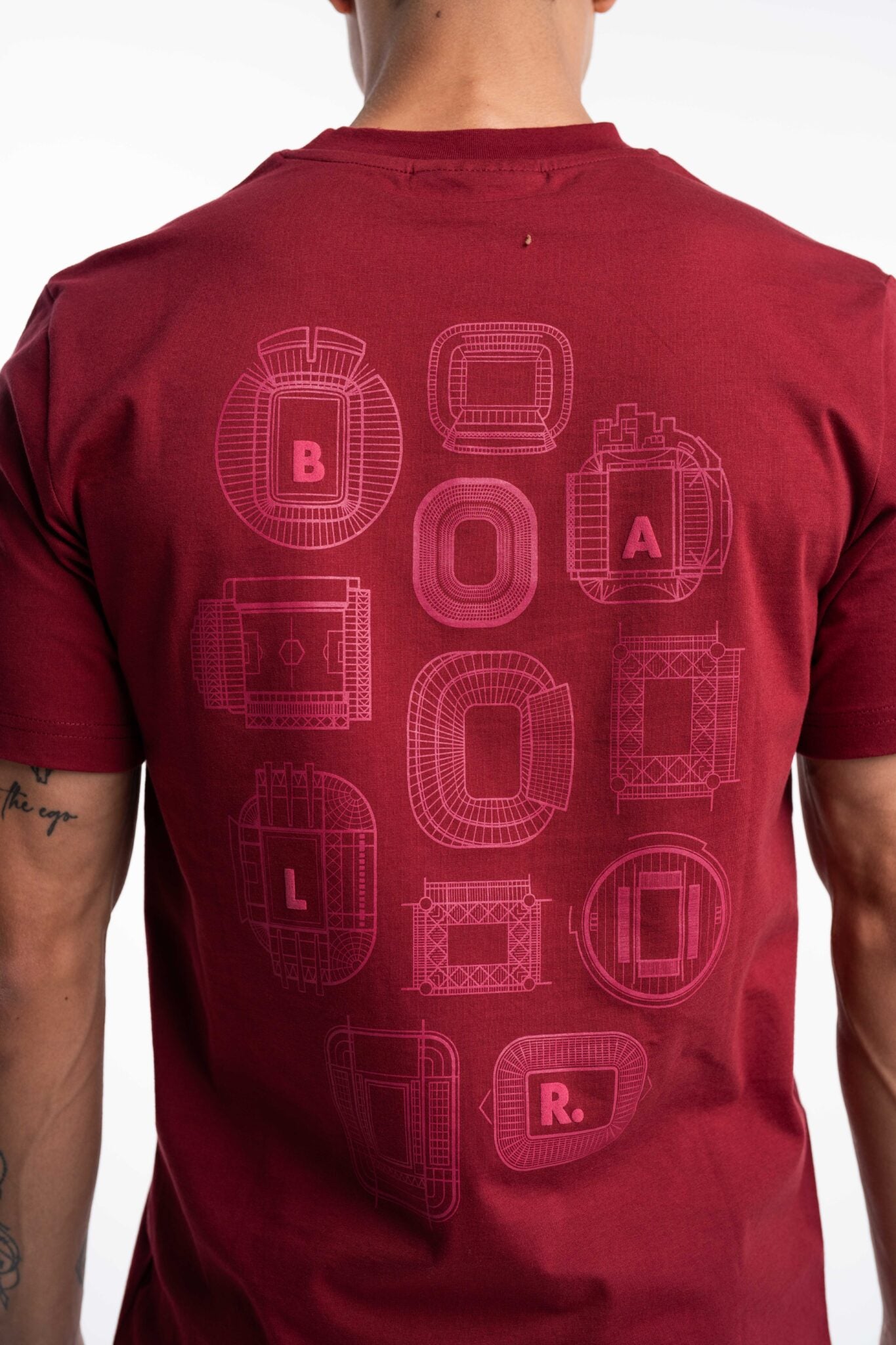 BALR Men's BALR. Stadium Regular Fit T Shirt | B1112.1264-Tibetian Red