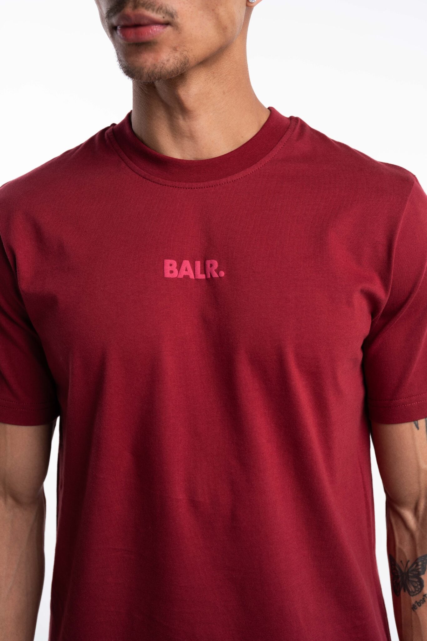 BALR Men's BALR. Stadium Regular Fit T Shirt | B1112.1264-Tibetian Red