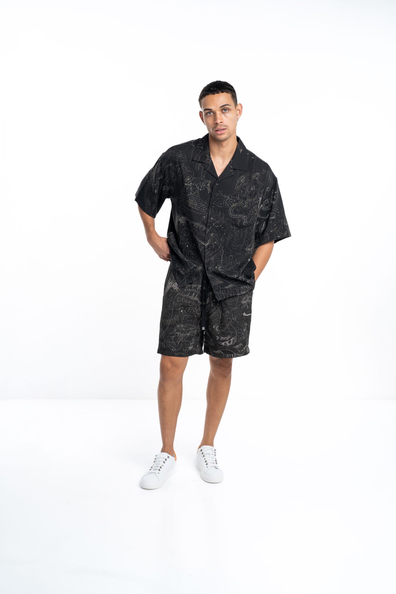 DOMREBEL Utopia Shorts Black