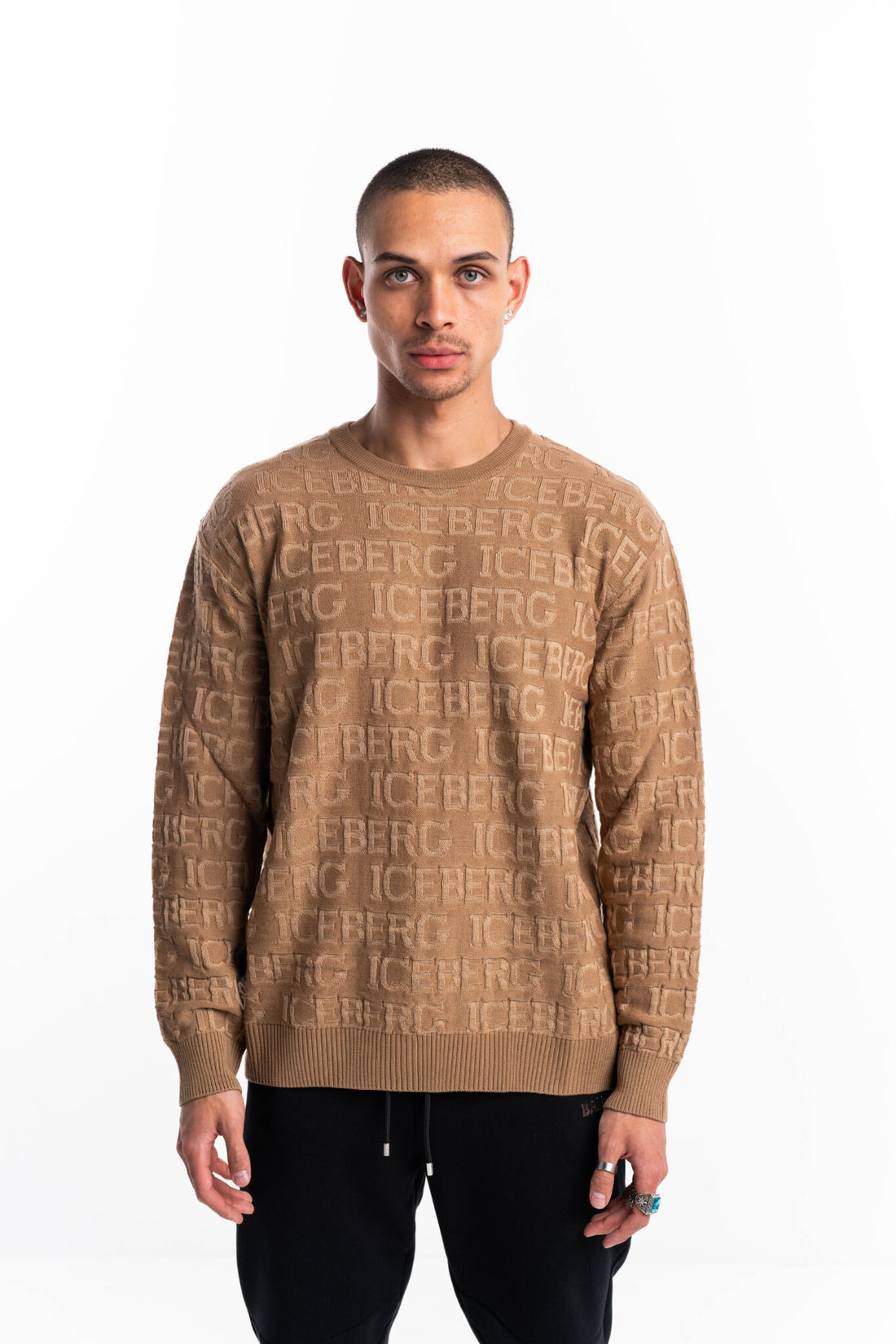 Iceberg Men's Round Neck Knitted I1P A002 7010 1209