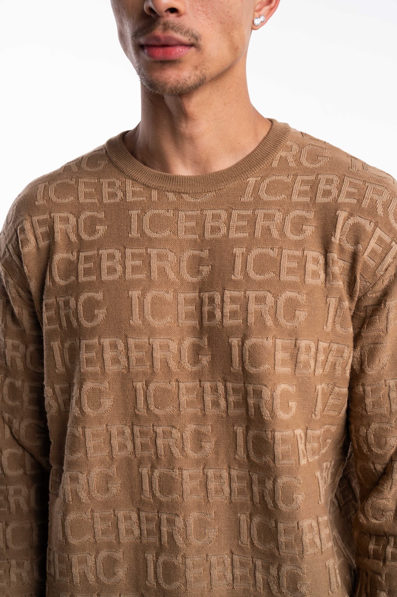 Iceberg Men's Round Neck Knitted I1P A002 7010 1209