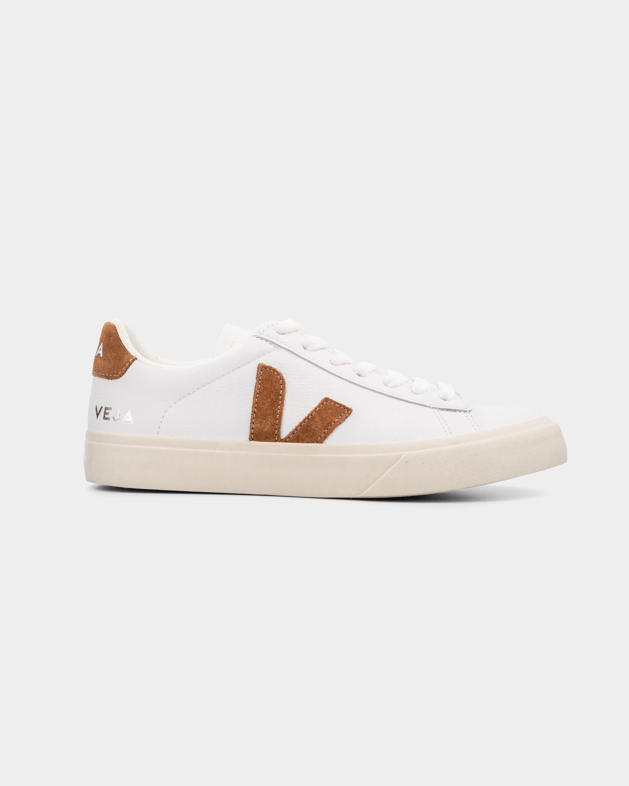 Veja Ladies Campo Leather Sneaker | CP0521058A-White Cognac