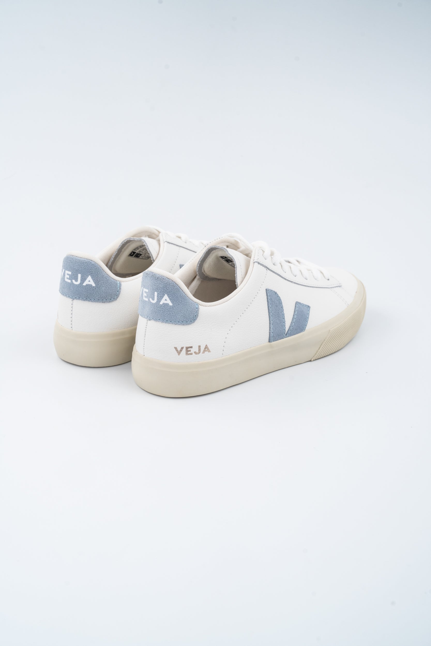 Veja Ladies Campo Leather Sneaker | CP0520784A-White Steel