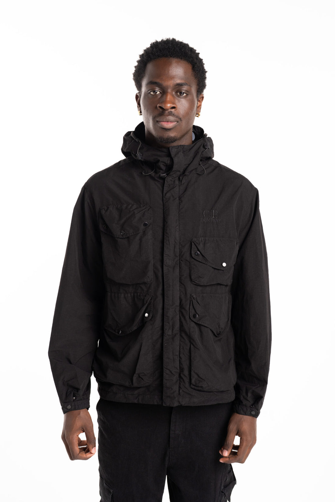 CP Company Medium Jacket Black|18CMOW050A005991G-999