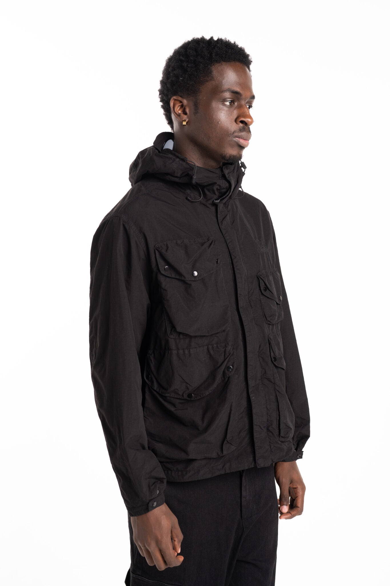 CP Company Medium Jacket Black|18CMOW050A005991G-999