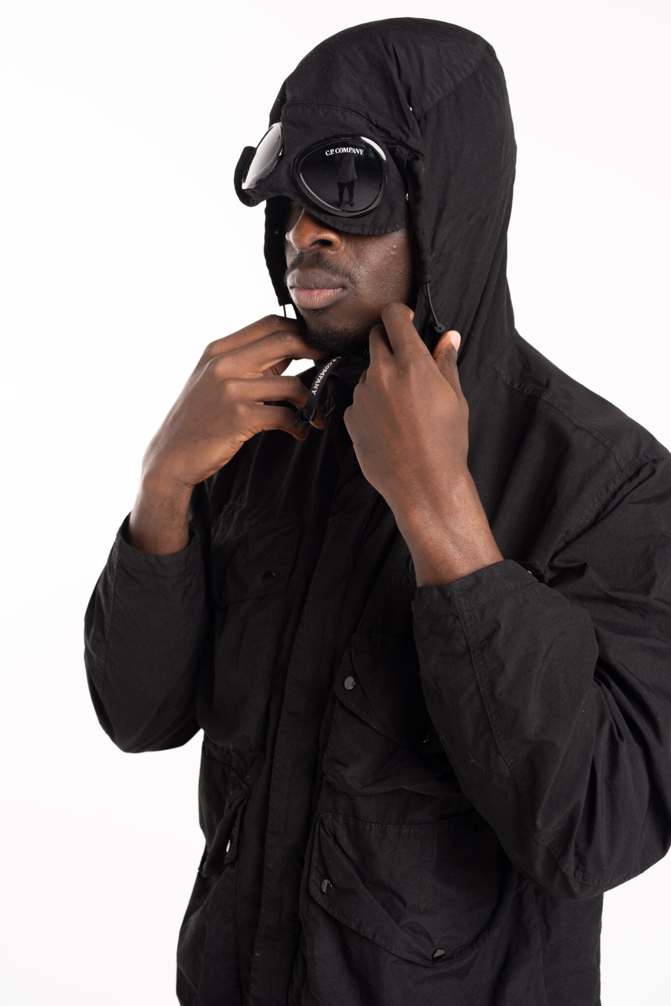 CP Company Medium Jacket Black|18CMOW050A005991G-999