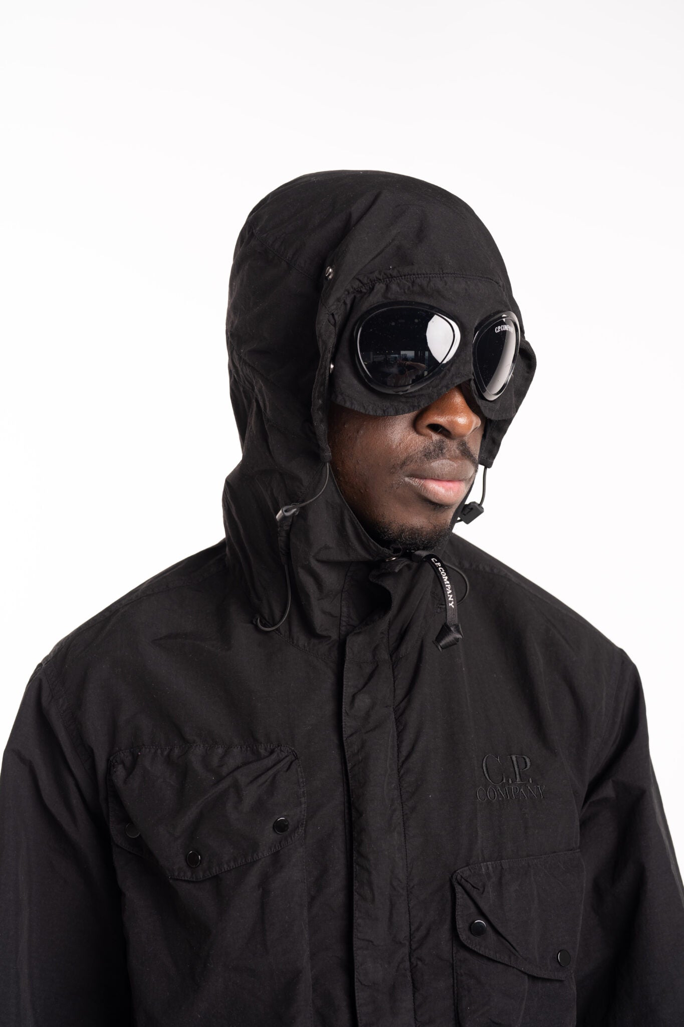 CP Company Medium Jacket Black|18CMOW050A005991G-999
