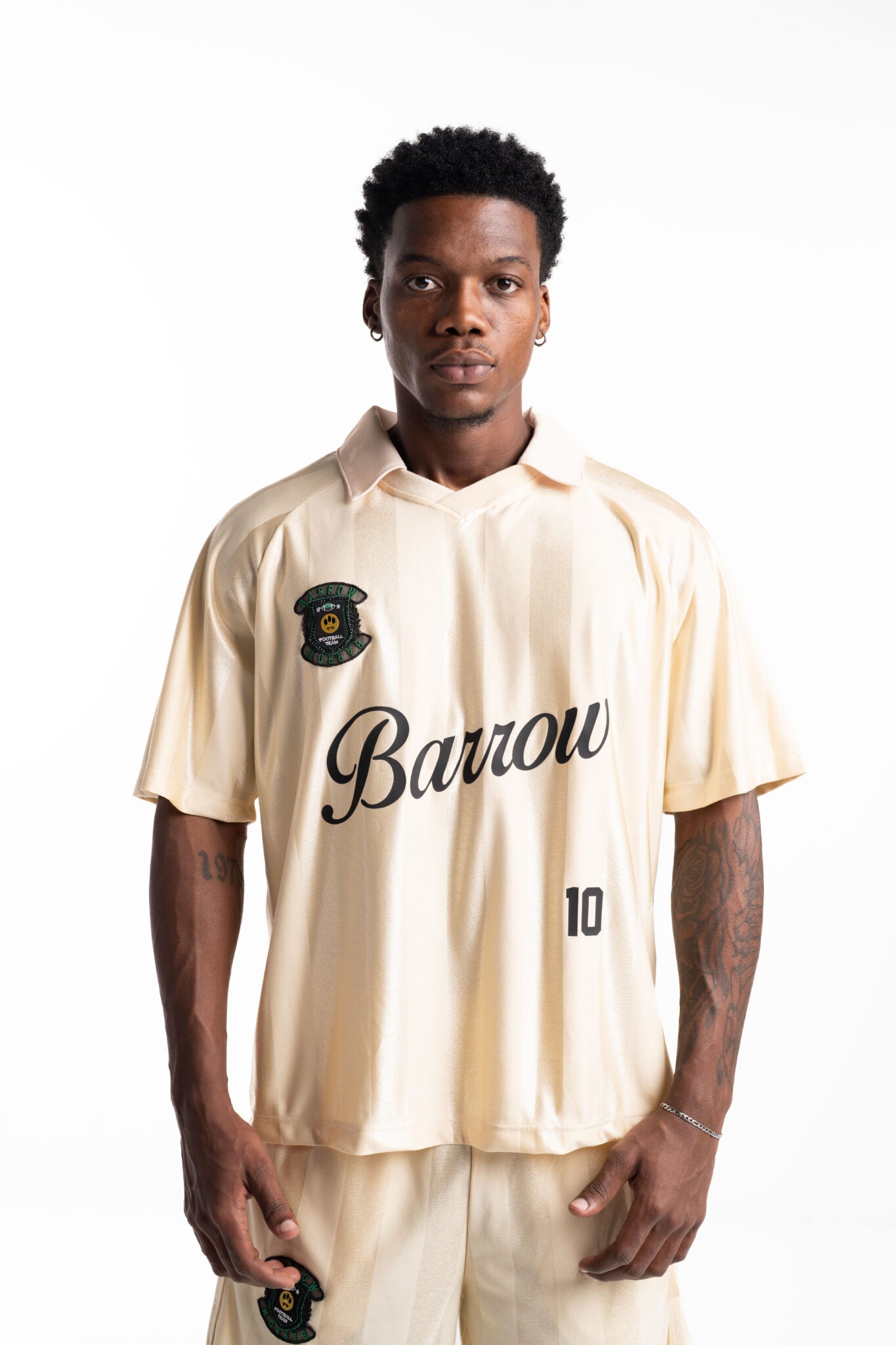 Barrow Men's Triacetate T Shirt Sand |S5BWUATH096