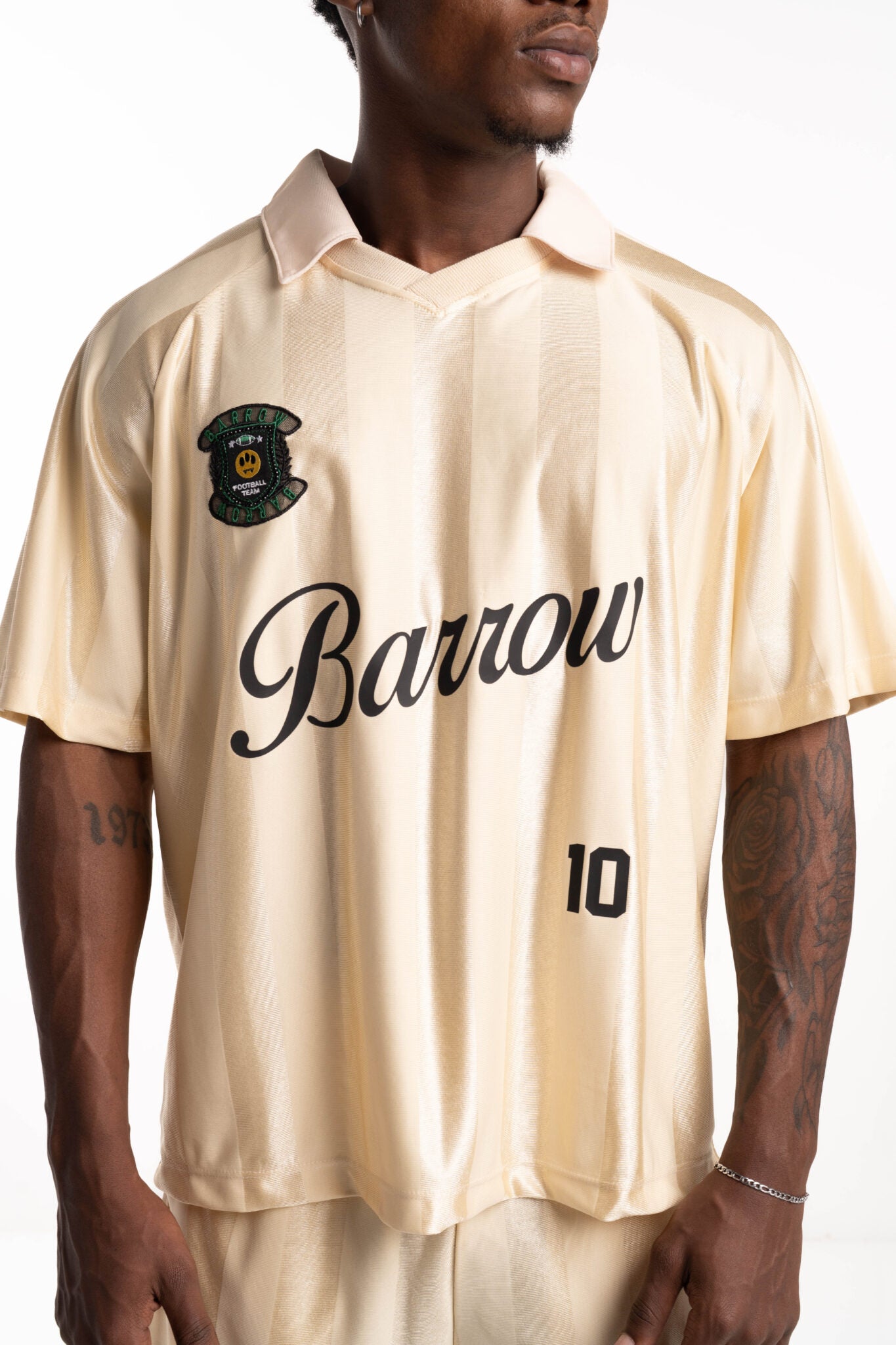 Barrow Men's Triacetate T Shirt Sand |S5BWUATH096