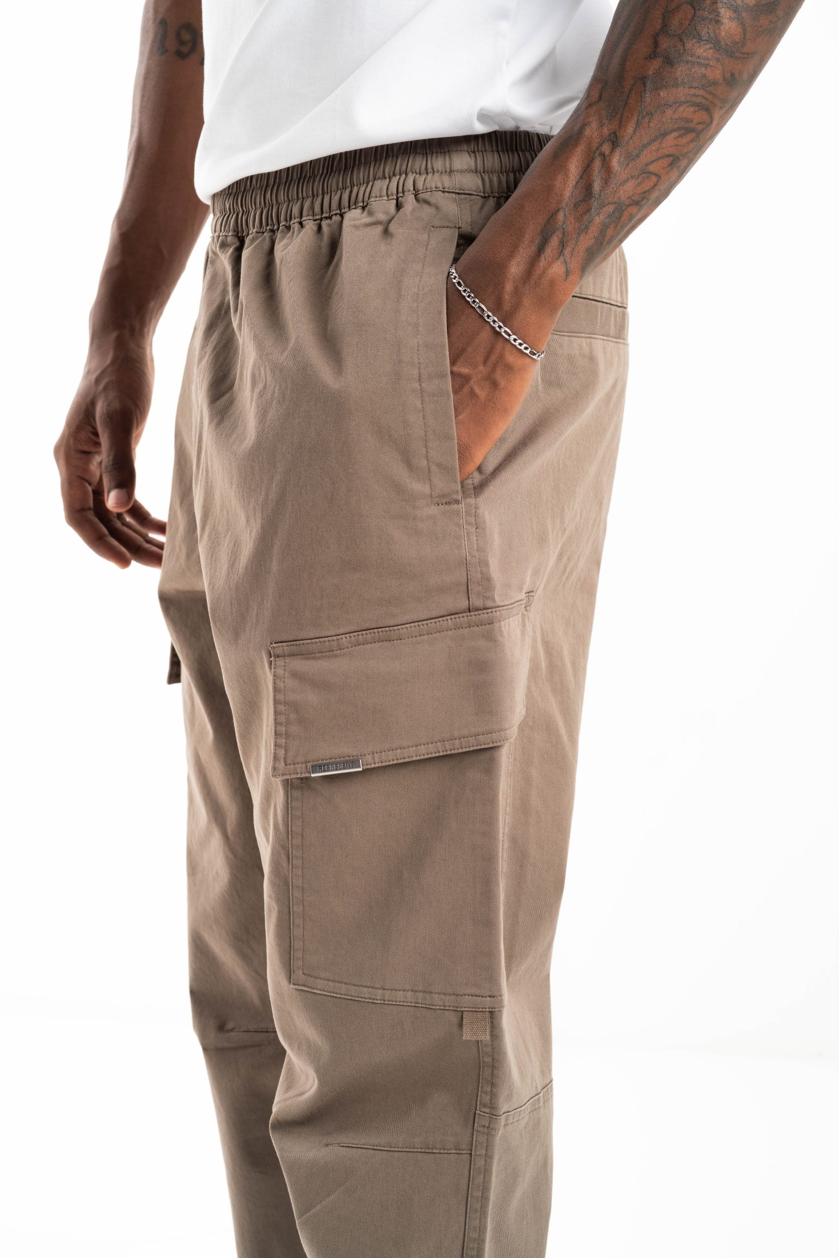 Represent Men's Cargo Pant Cuffed MLM51487-36 Olive