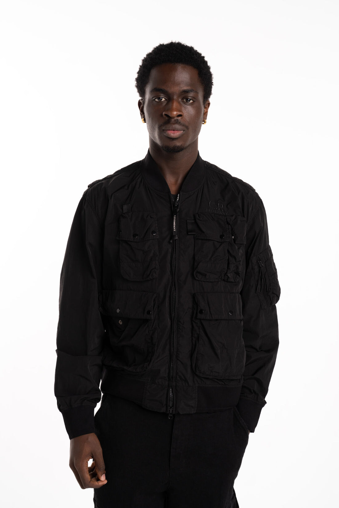 CP Company Short Jacket Black 18CMOW010A005904G 999