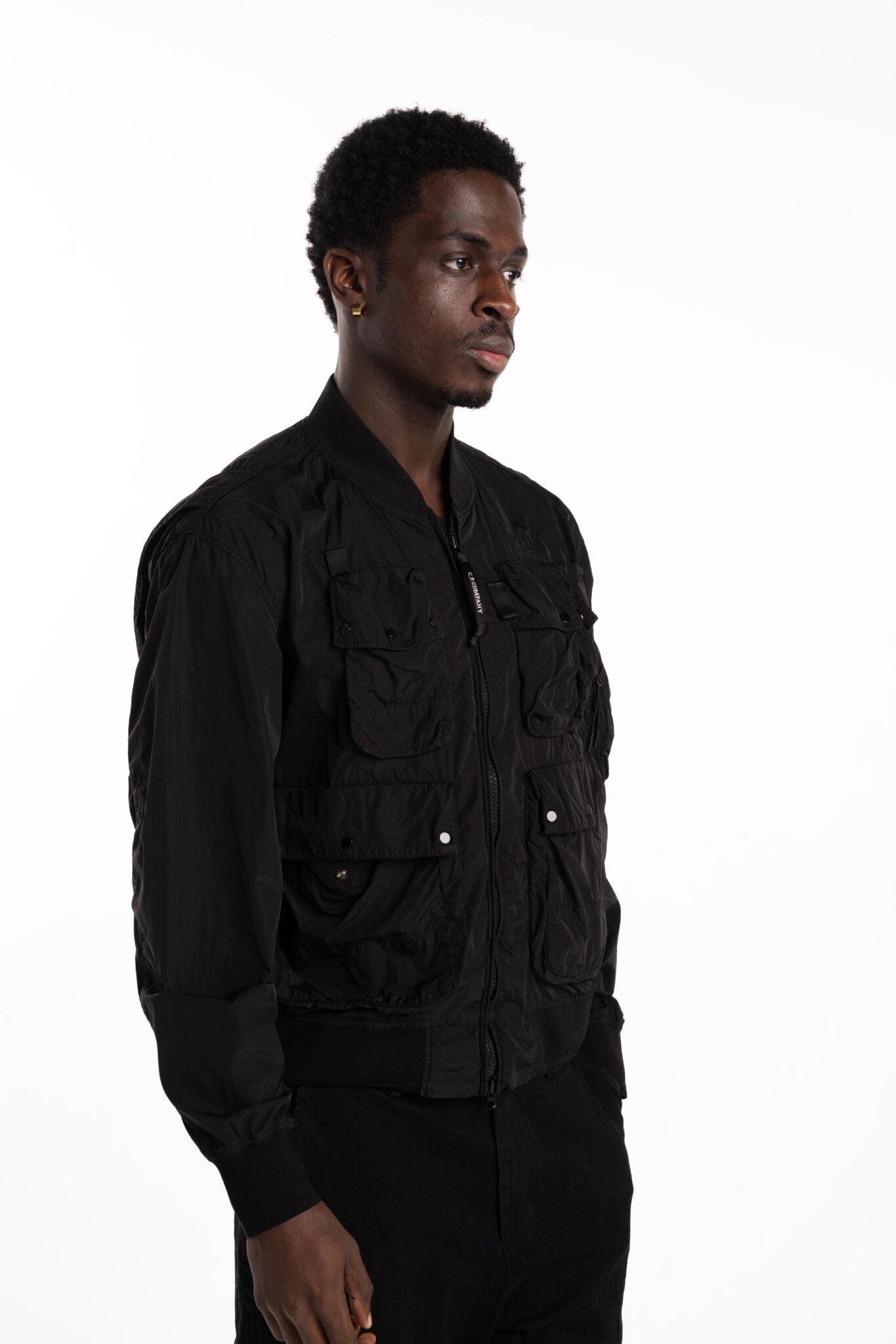 CP Company Short Jacket Black 18CMOW010A005904G 999