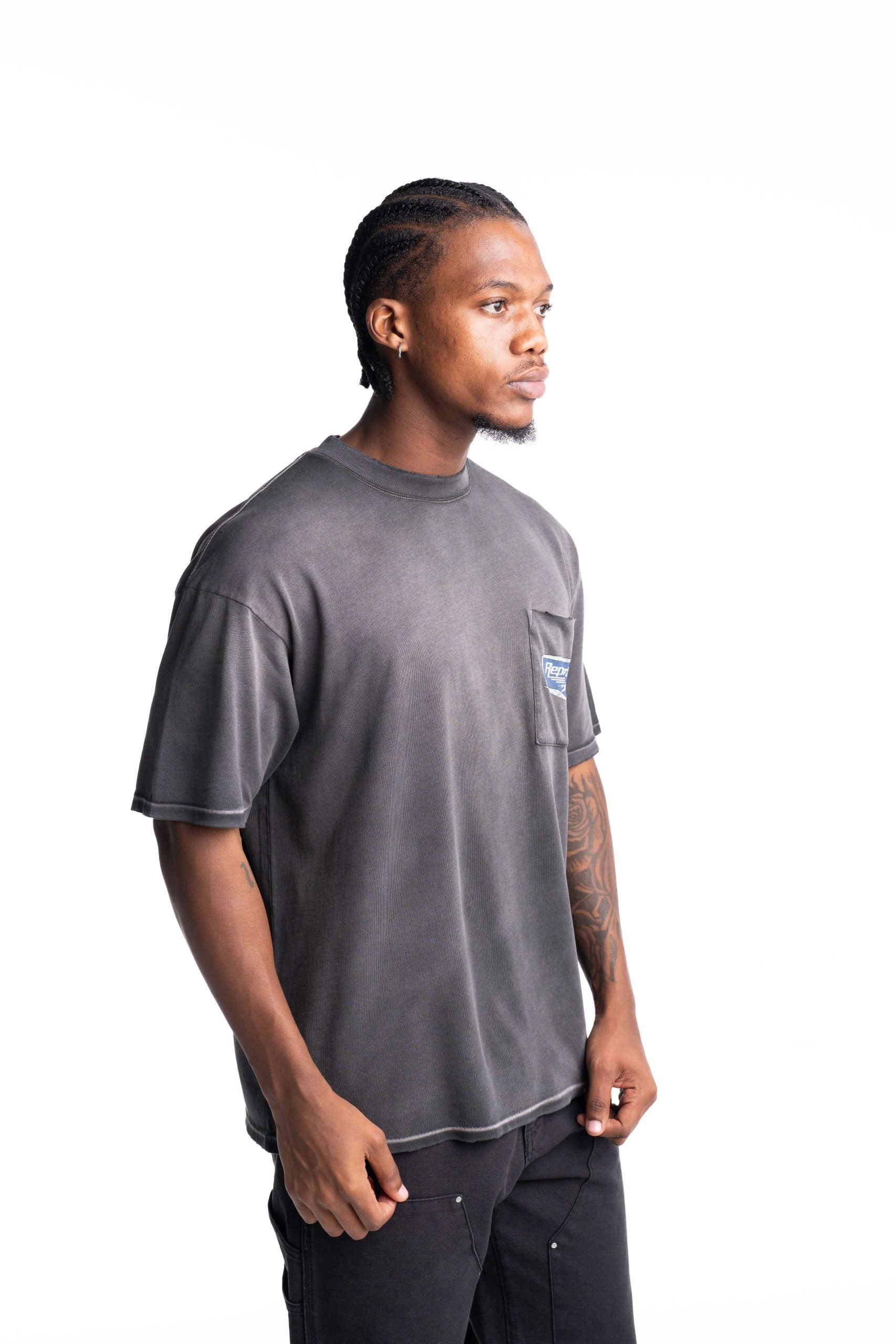 Represent Men's Nothing Faster T Shirt | MLM100596-04-Stained Black