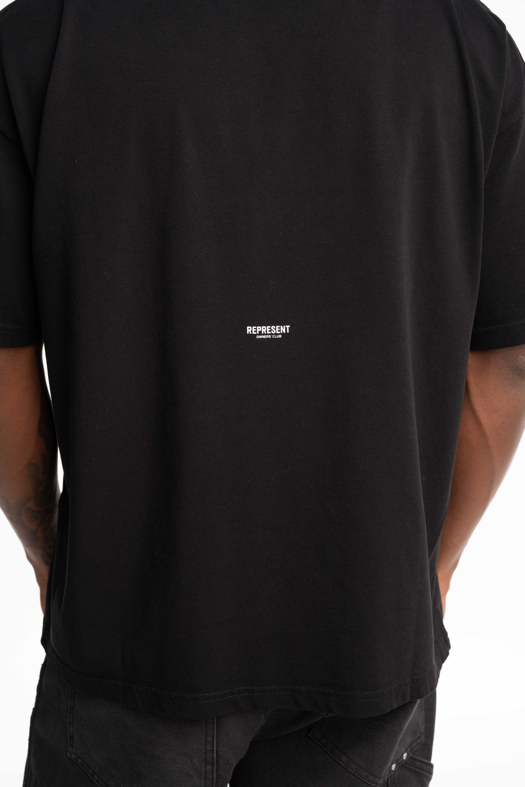 Represent Men's Micro Owners Club T Shirt | OCM100042-01-Jet Black