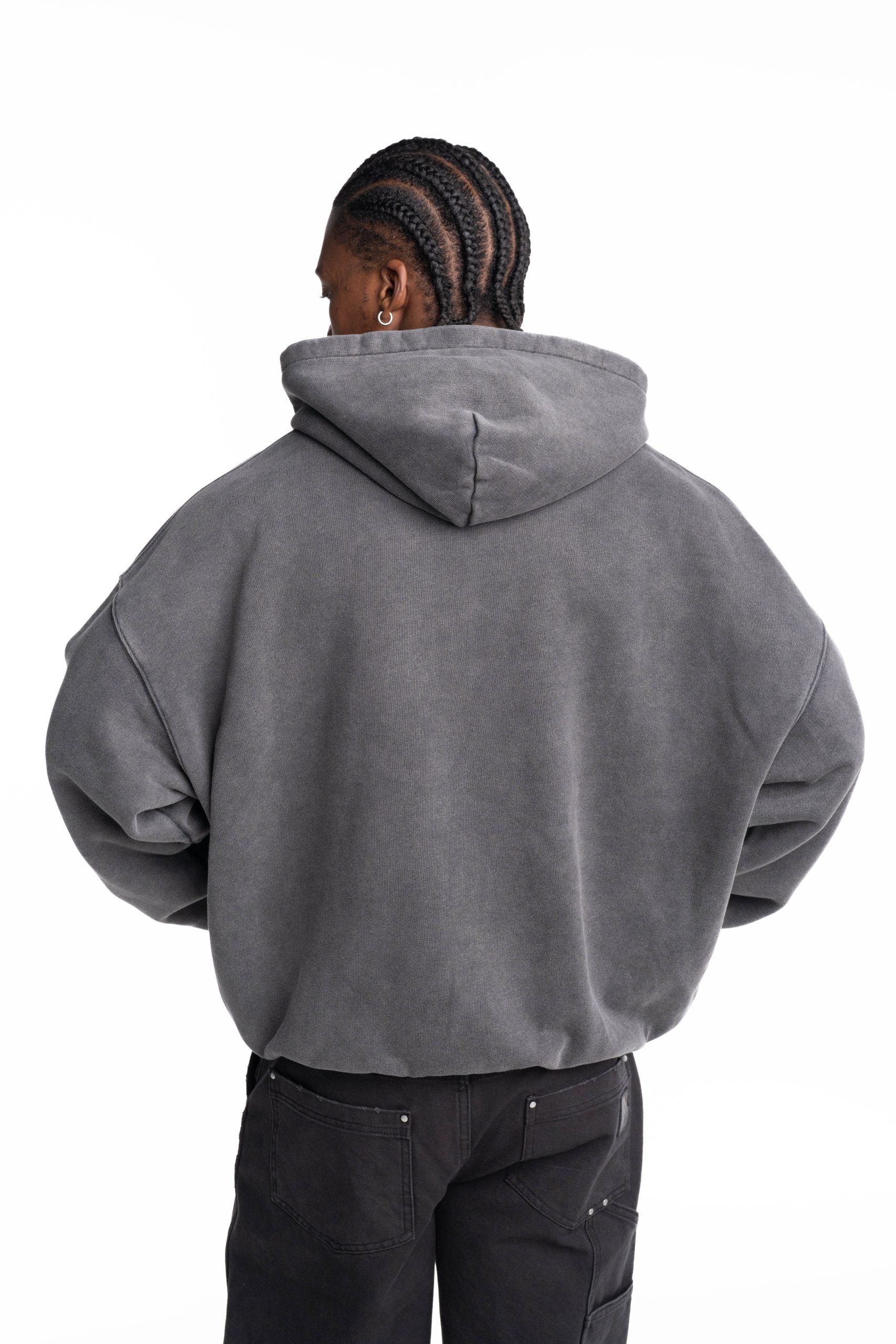 Represent Men's Pegasus Zip Through Hoodie | MLM100687-47-Vintage Grey