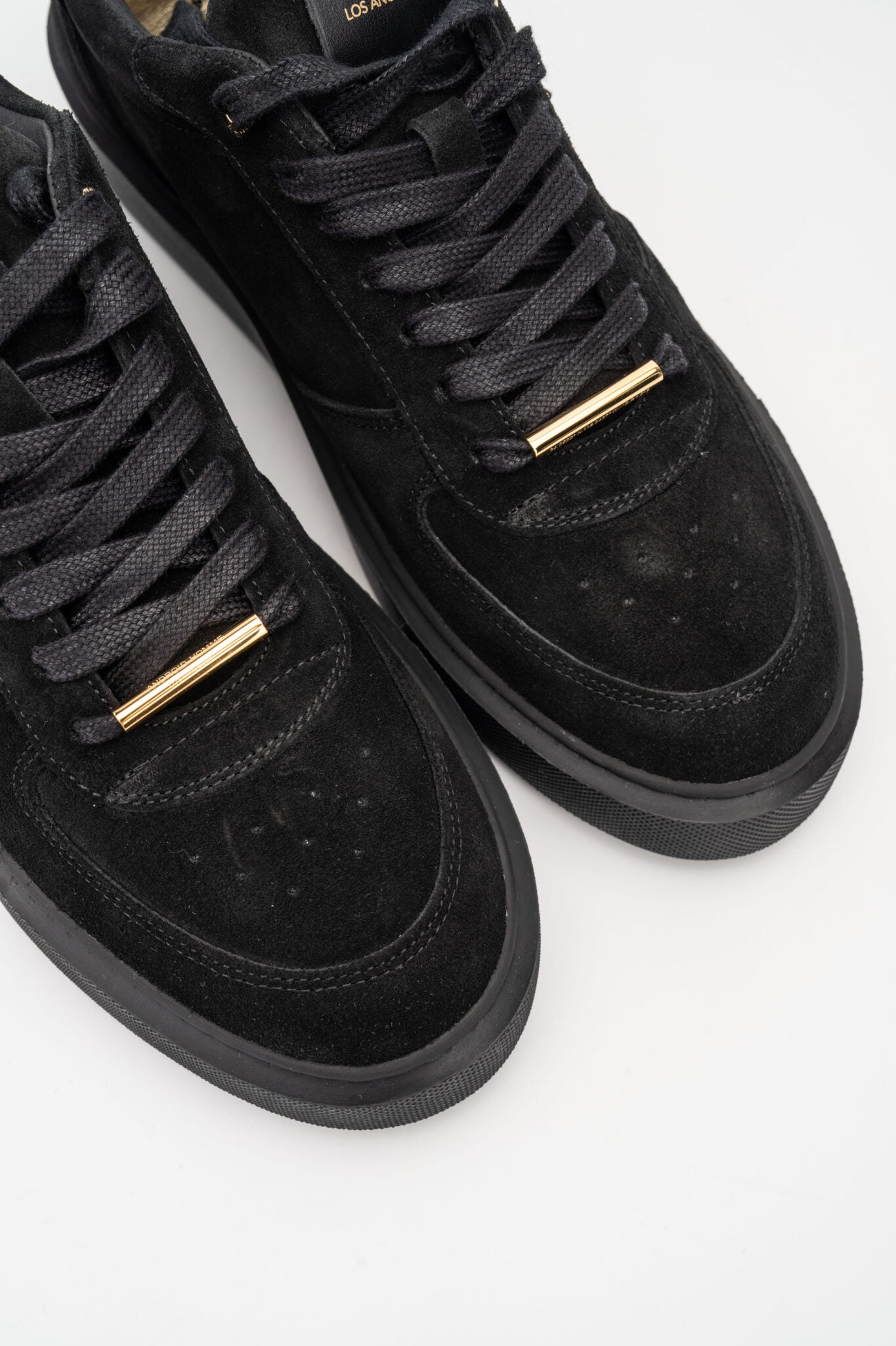 (Core) Android Homme Men's Manhatten Sneaker | Black Suede AHP224-79