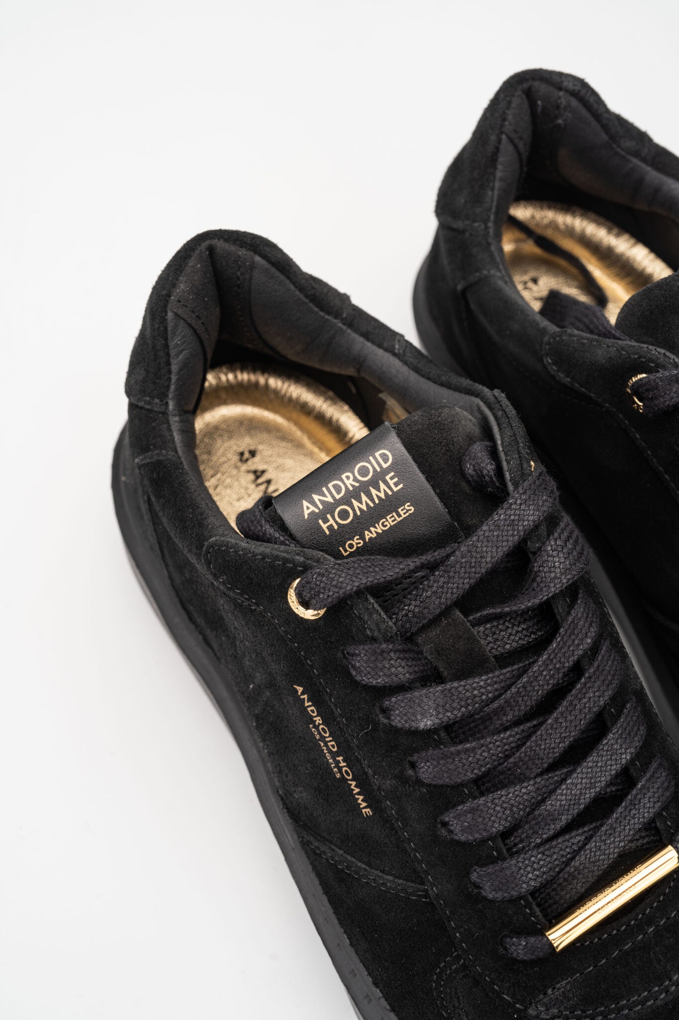 (Core) Android Homme Men's Manhatten Sneaker | Black Suede AHP224-79