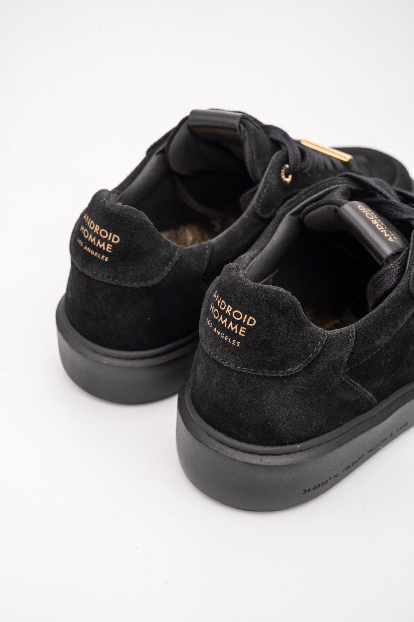 (Core) Android Homme Men's Manhatten Sneaker | Black Suede AHP224-79