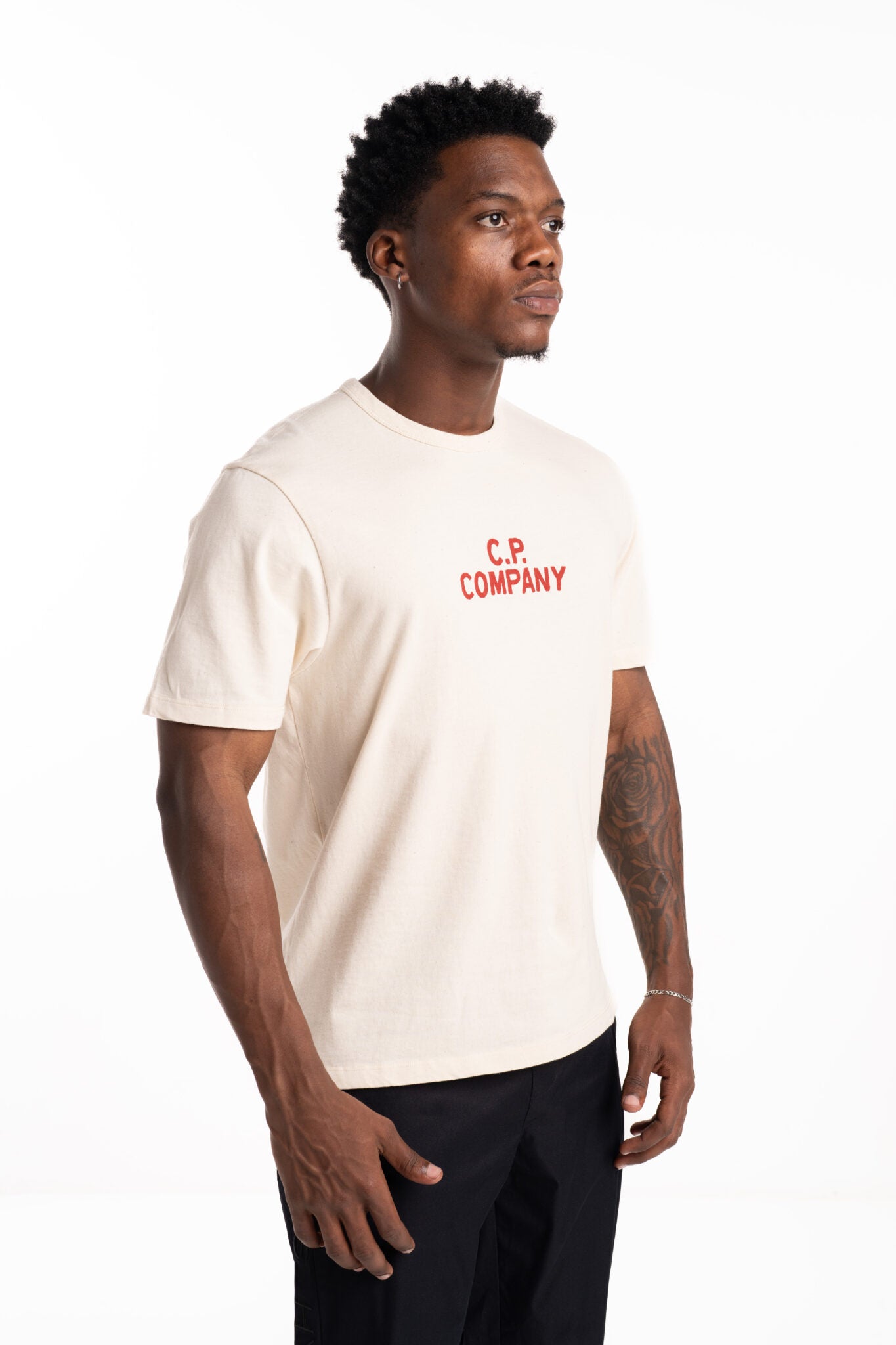 CP Company Short Sleeve T Shirt Pistachio Shell 18CMTS252A110094W 402