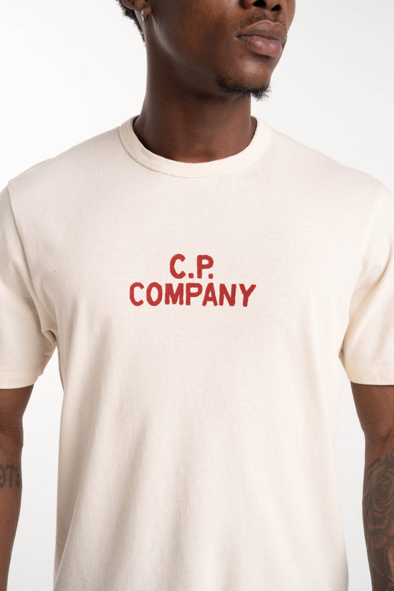 CP Company Short Sleeve T Shirt Pistachio Shell 18CMTS252A110094W 402
