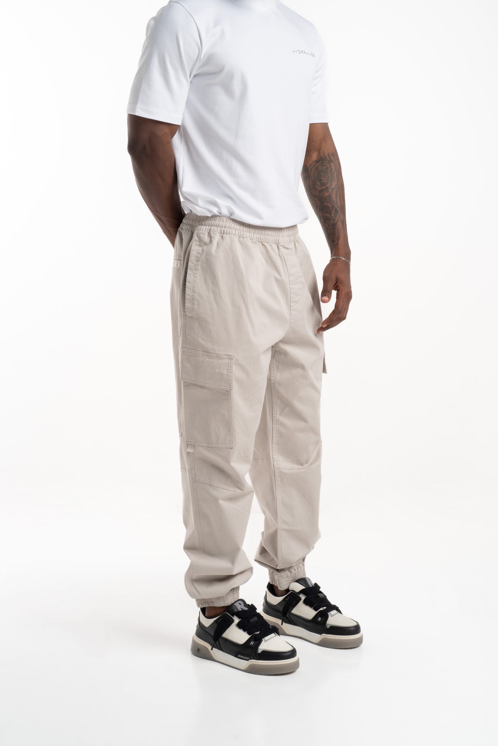 Represent Men's Cargo Pant Cuffed MLM51487-46 Stone