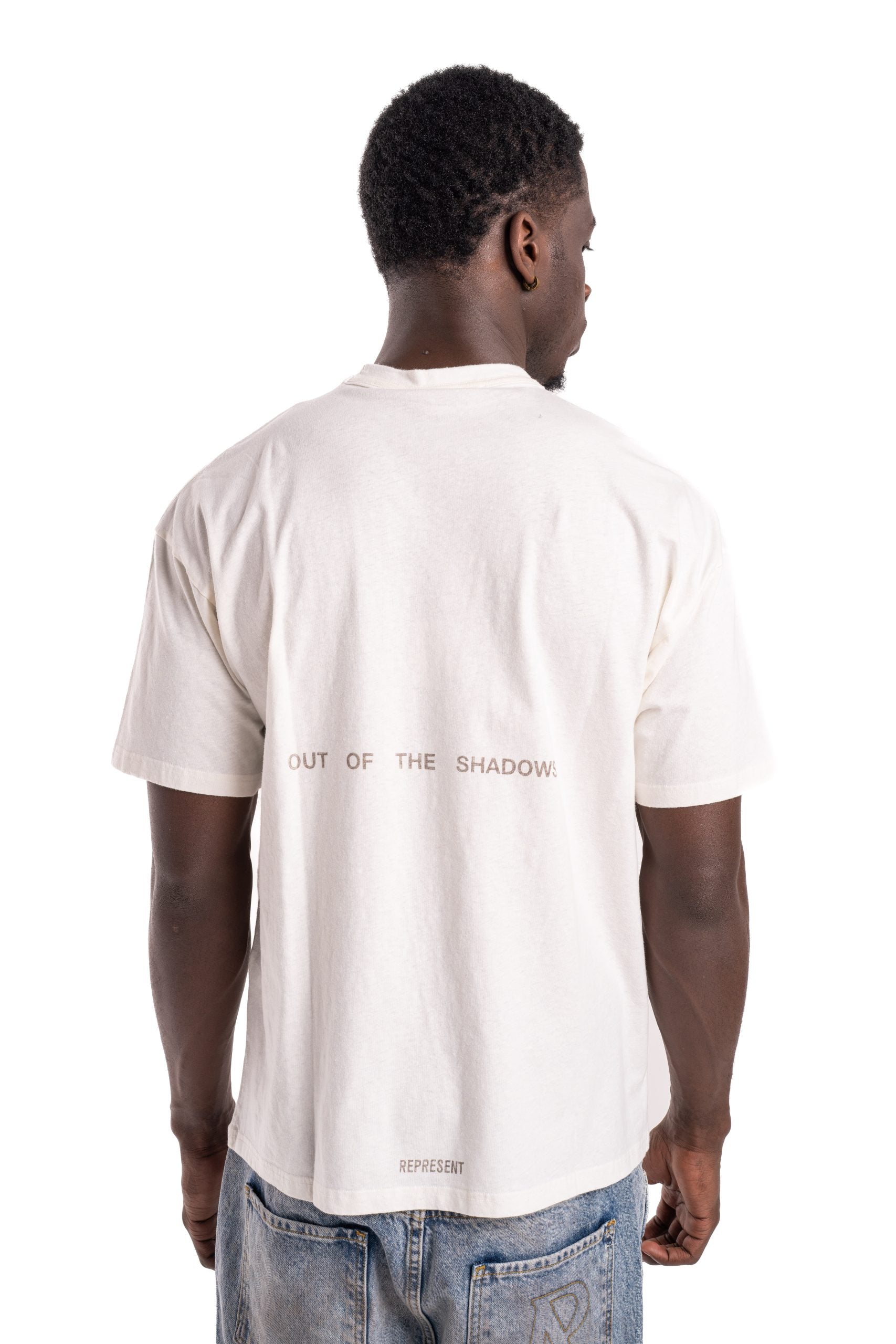 Represent Men's Team Rep T-Shirt MLM41053-72 Flat White