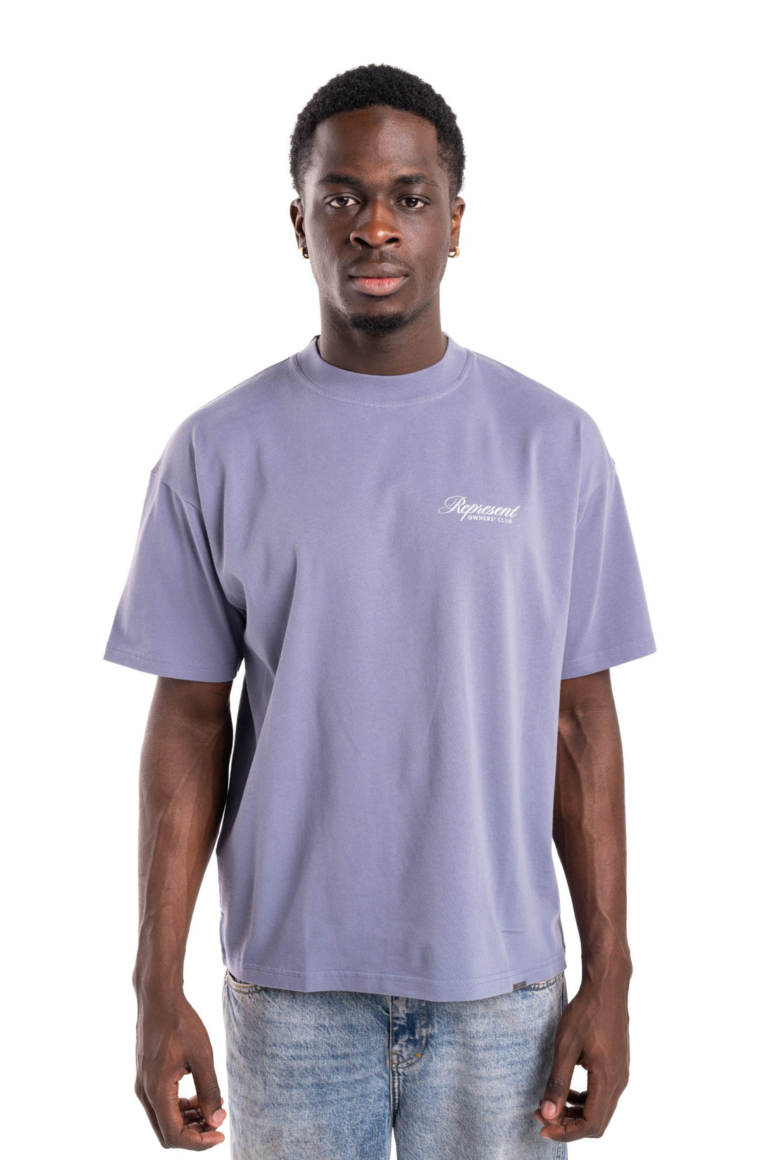 (Core) Represent Men's Owners Club Script T Shirt OCM41201-08 Dusty Blue