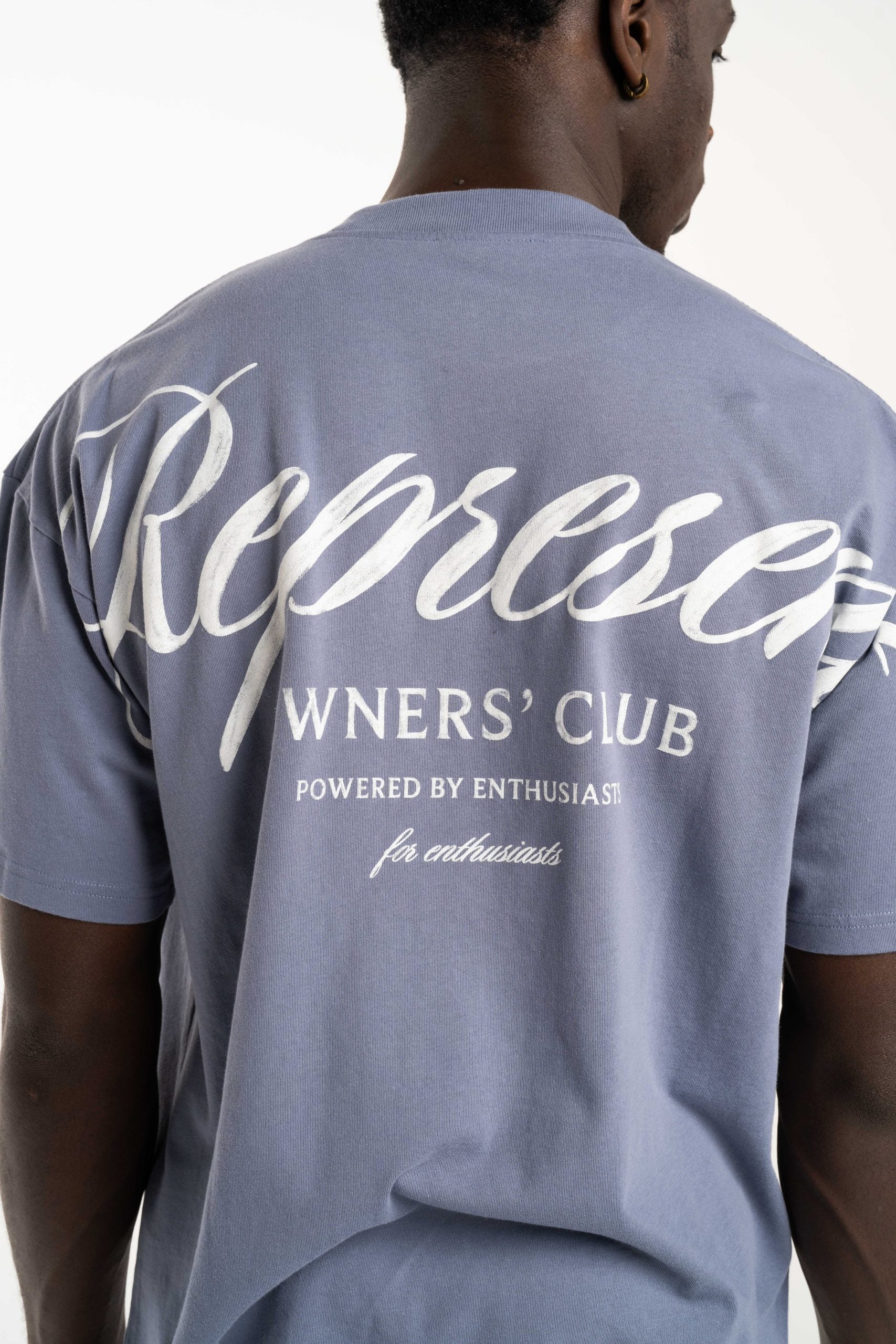 (Core) Represent Men's Owners Club Script T Shirt OCM41201-08 Dusty Blue