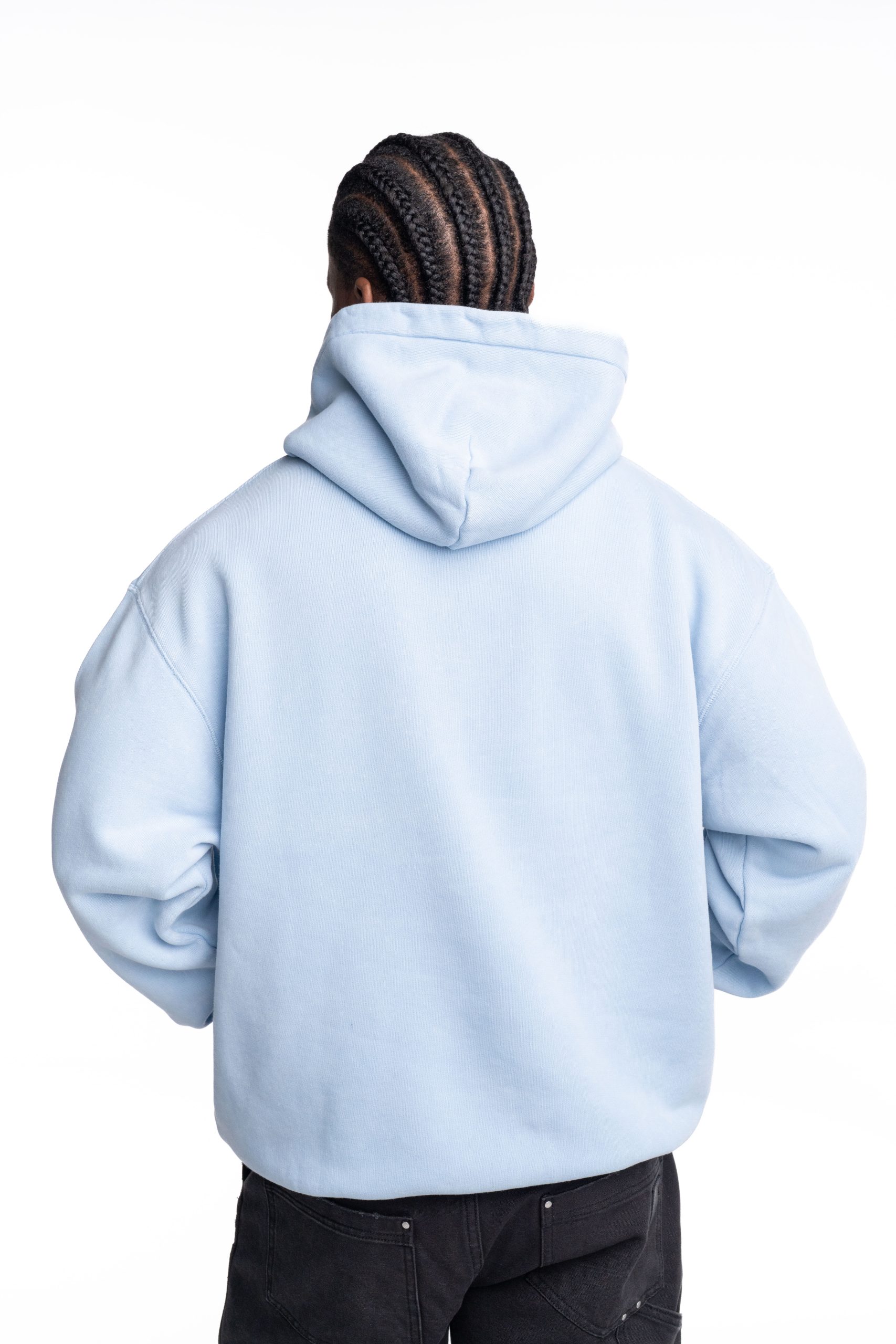 Represent Men's Western Initial Hoodie | MLM100619-08-Mountain Bluebird