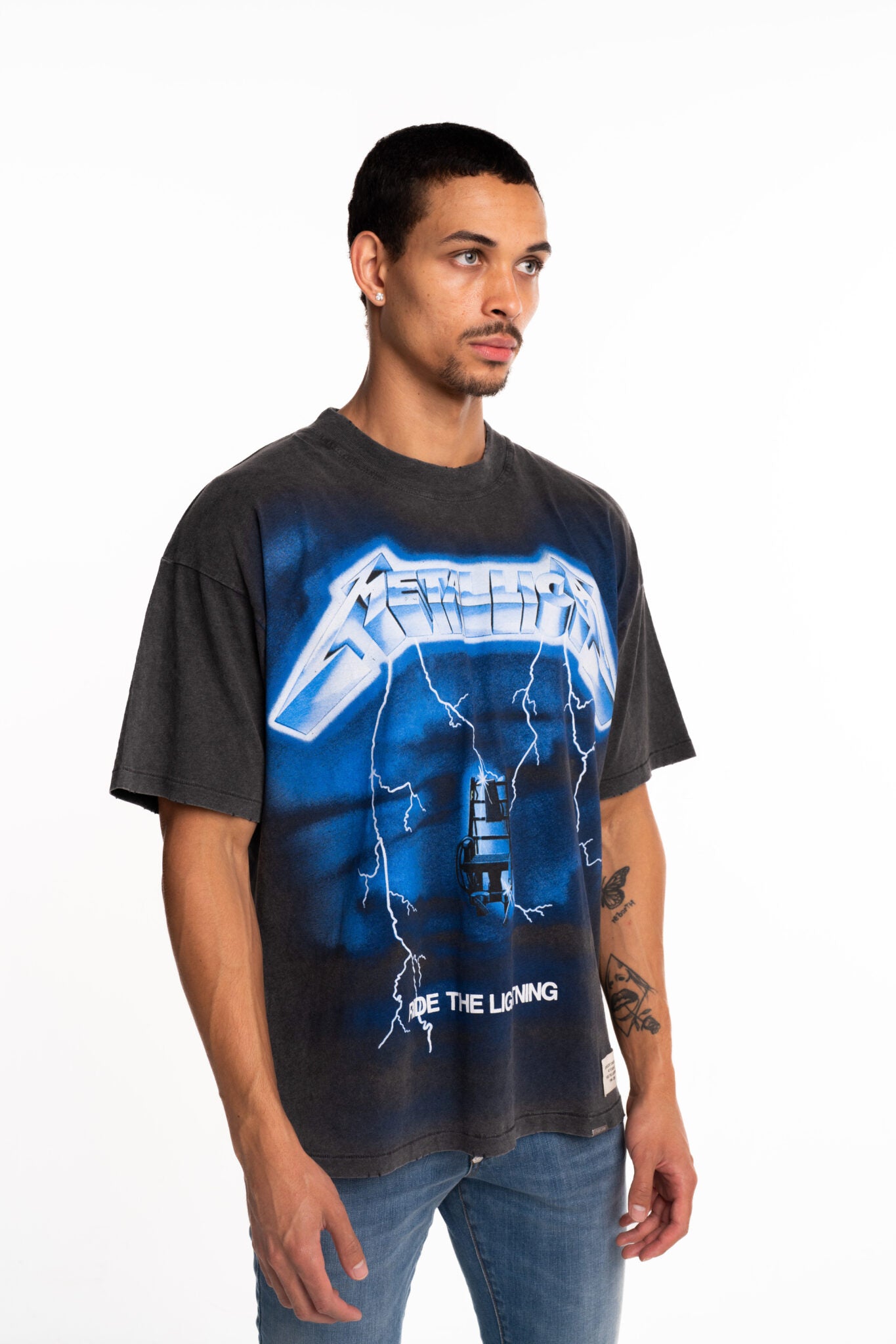 Represent Men's Metallica Ride The Lightning SS T Shirt MLM4356-20