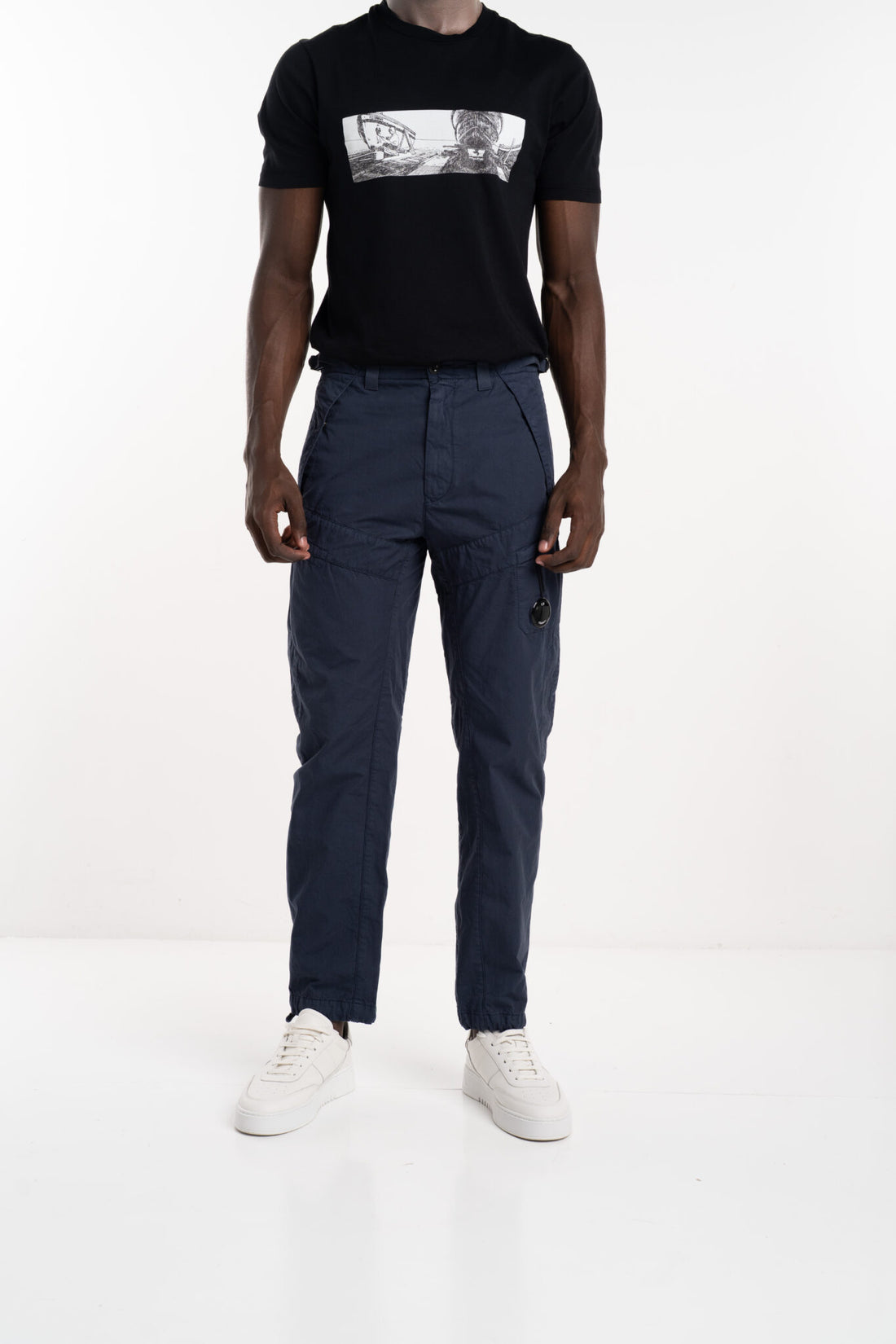 CP Company Men's Cargo Pant India Ink | 18CMPA276A110340O-891
