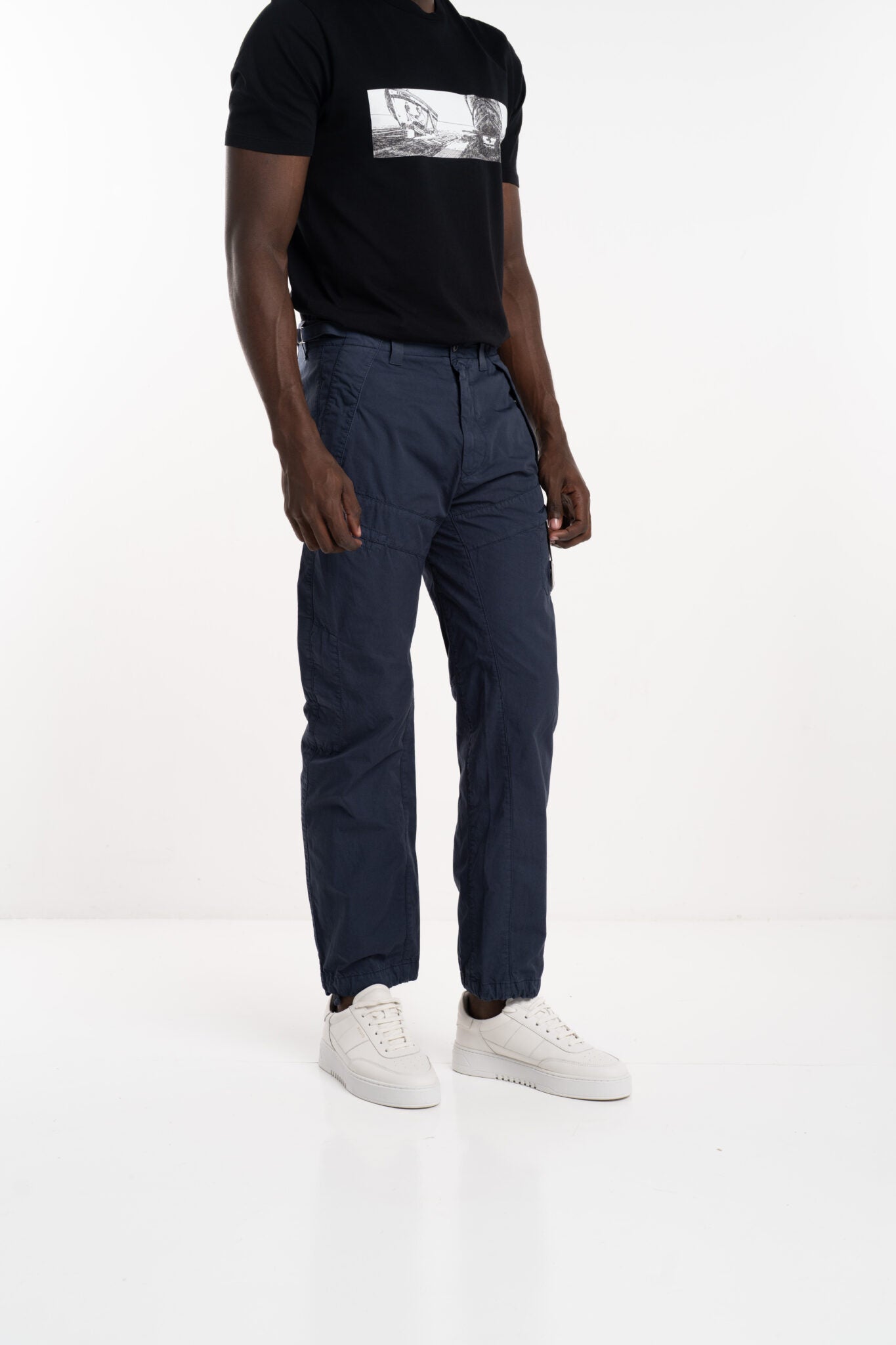 CP Company Men's Cargo Pant India Ink | 18CMPA276A110340O-891