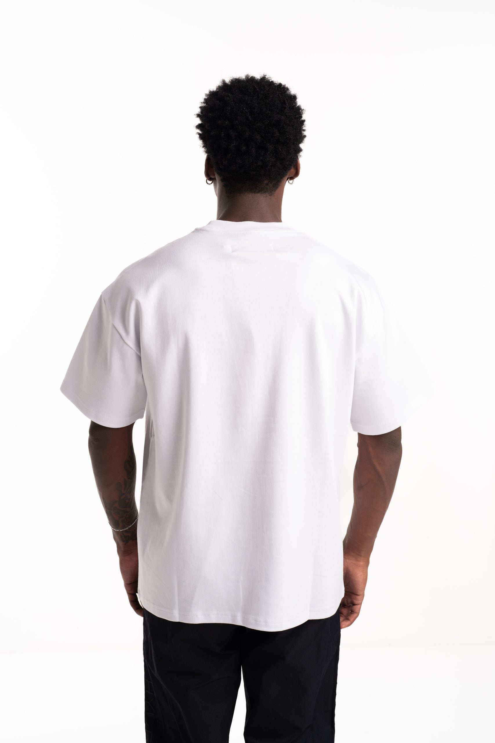 Hydraulics Men's Blank Oversized T Shirt B2502218 White
