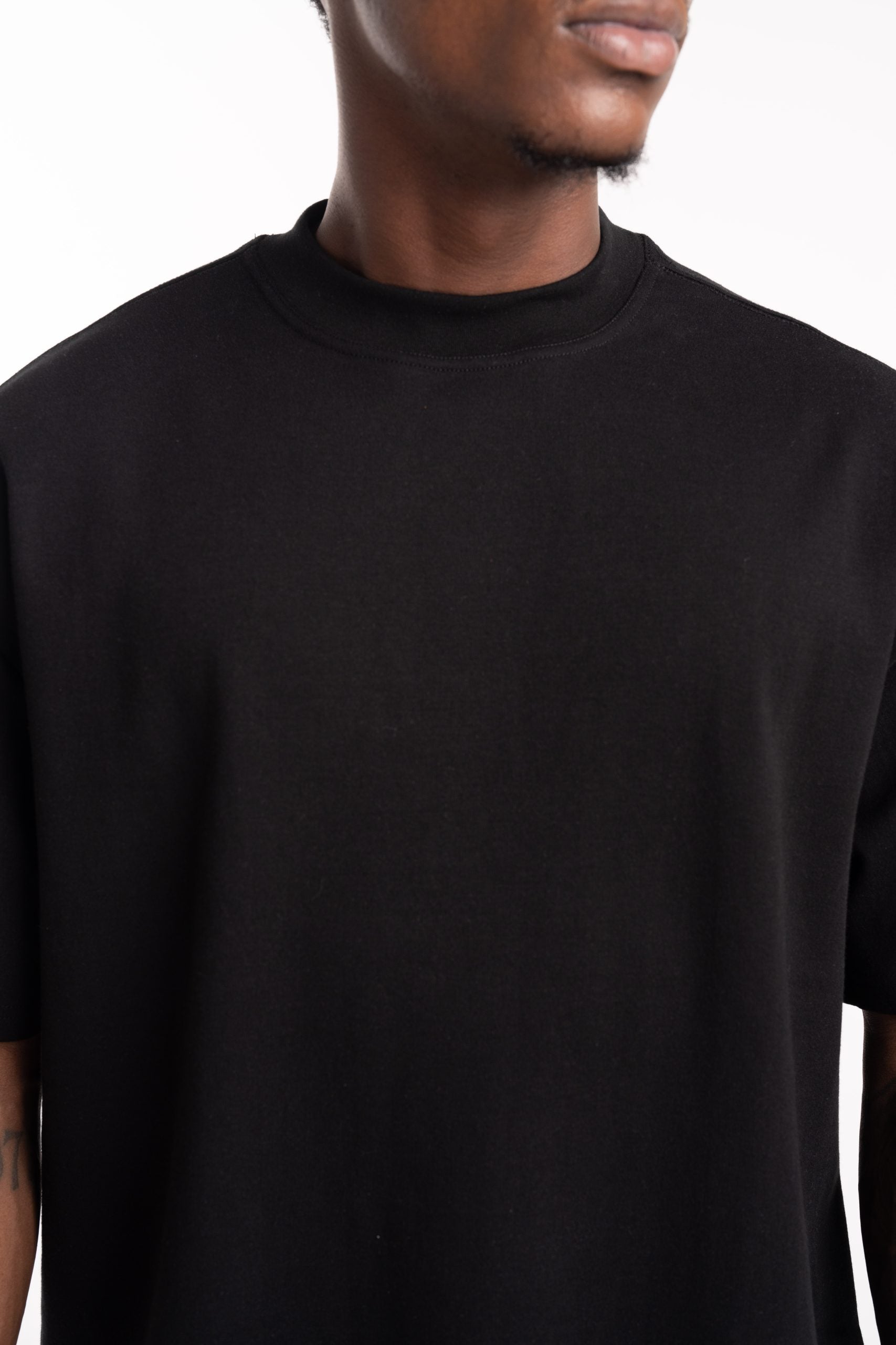 Hydraulics Men's Blank Oversized T Shirt B2502218 Black