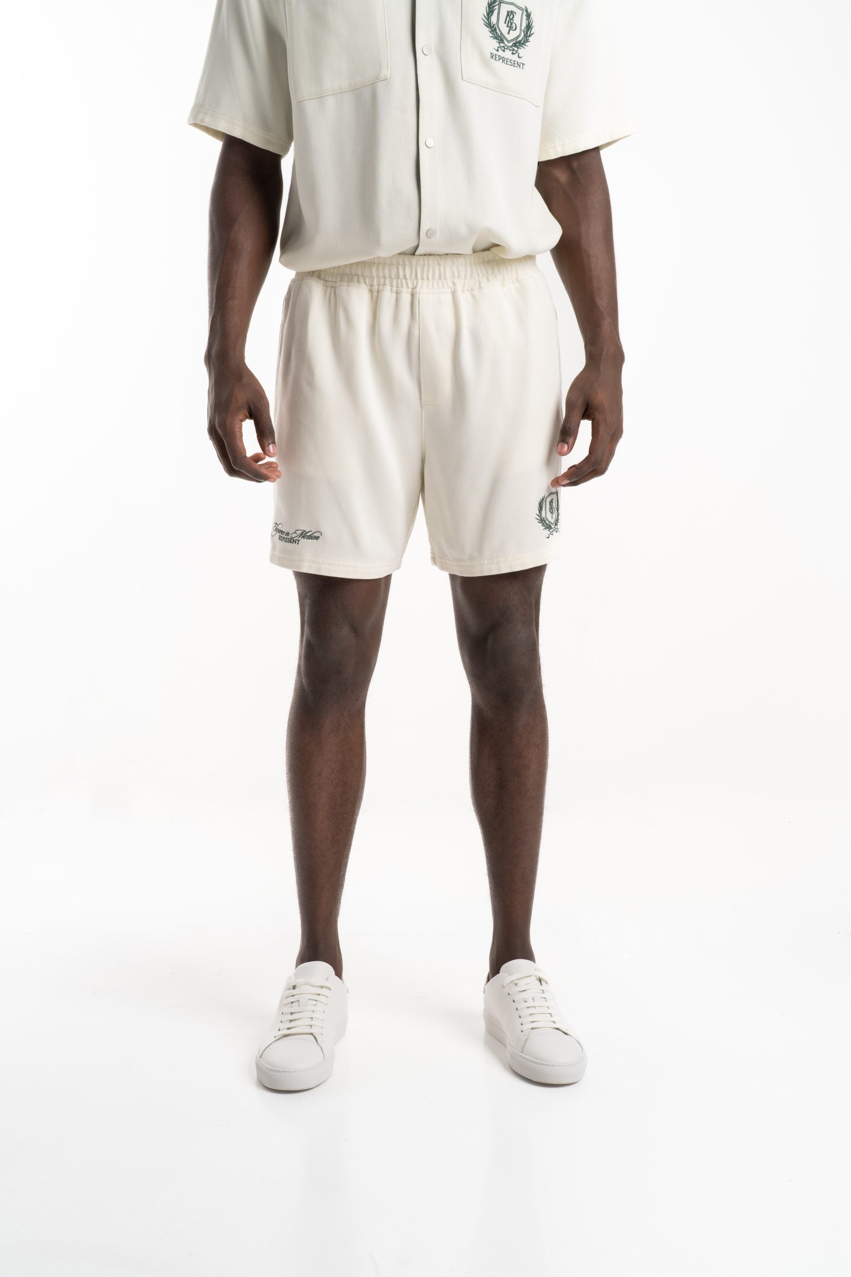Represent Men's Crest Short MLM71019-31 Antique White
