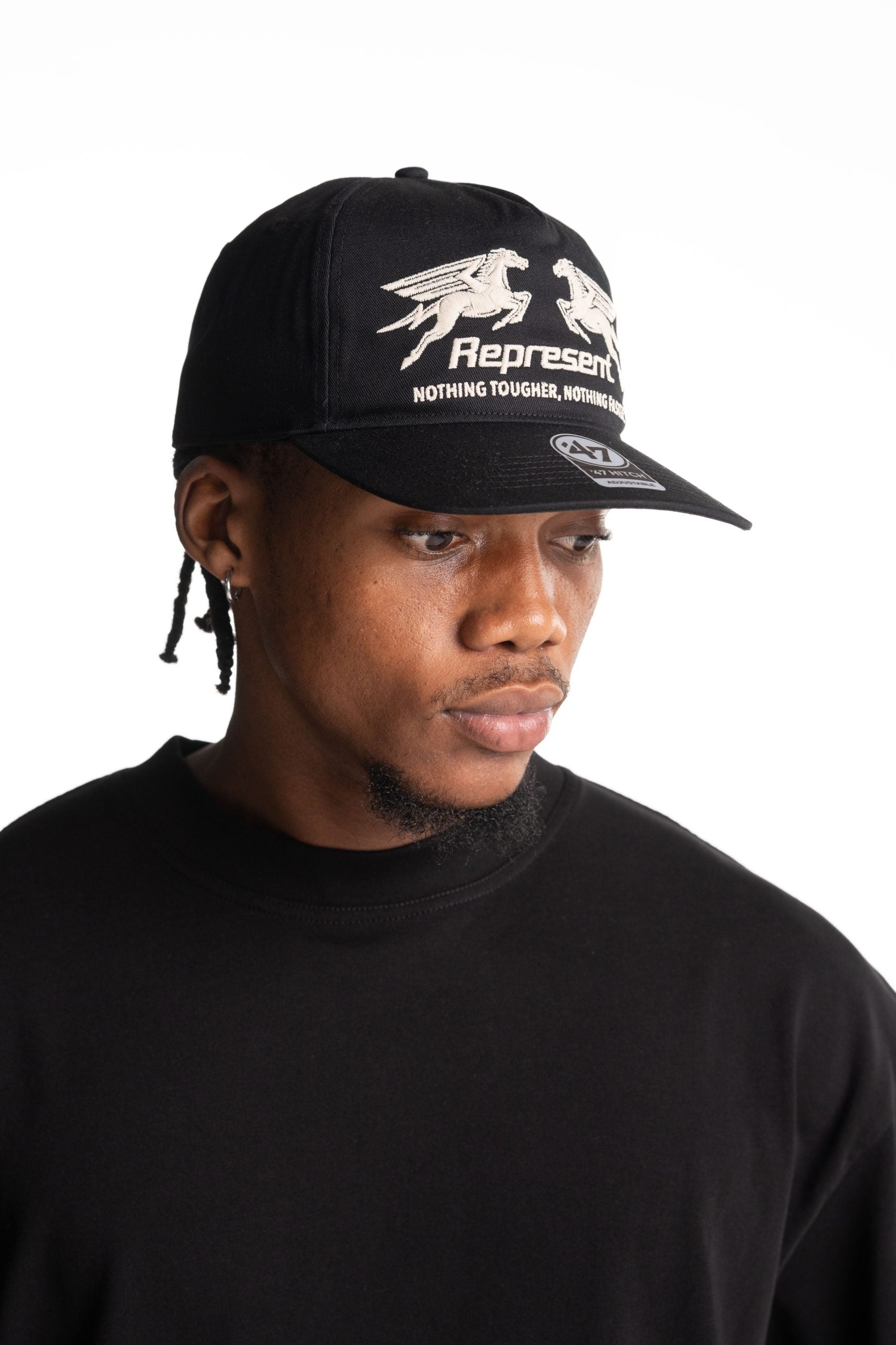 Represent Men's Pegasus Cap | MLM100643-01-Jet Black