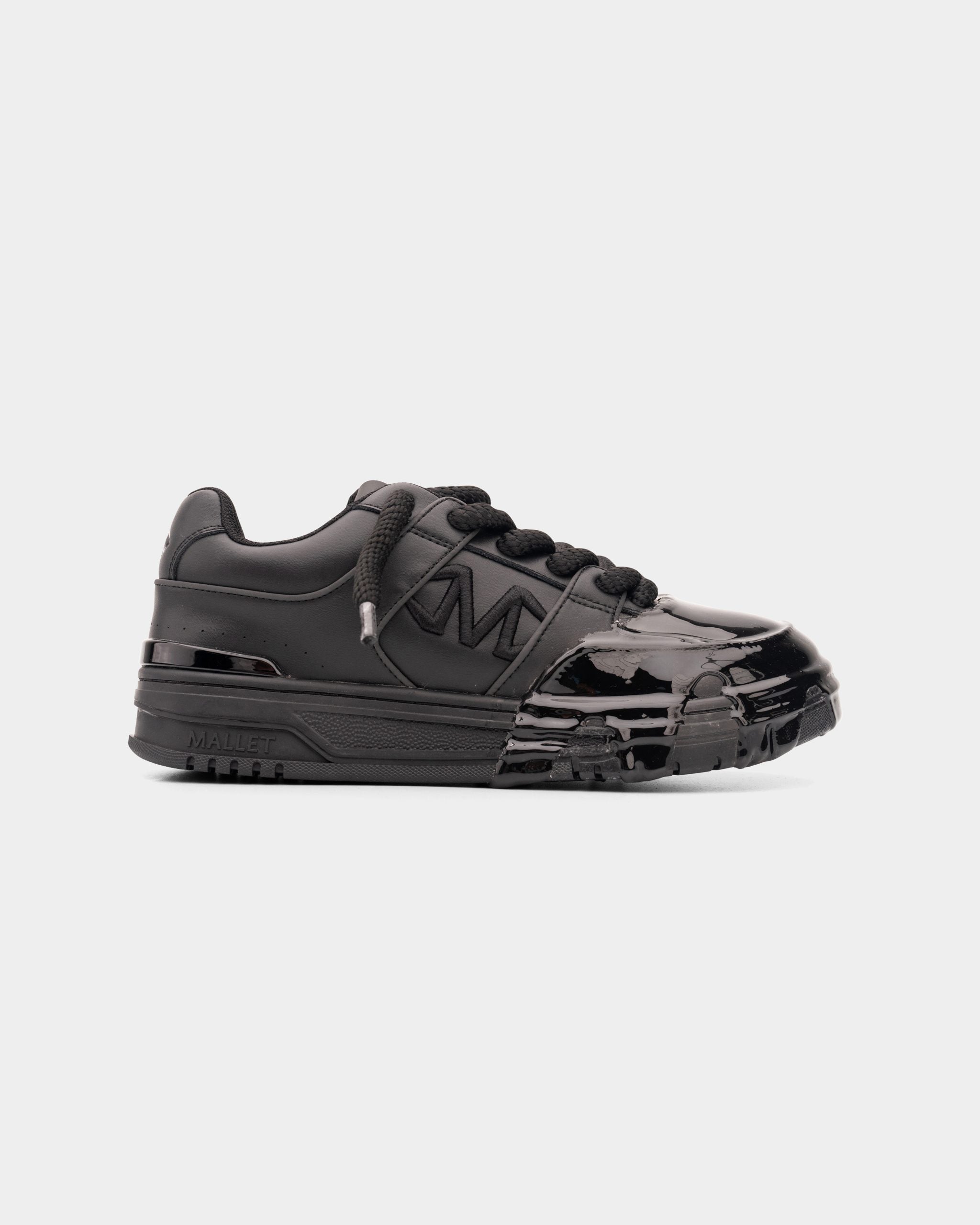 Mallet Men's Clayton Triple Black  Splat Sneaker | TE9023TPB9-SPL