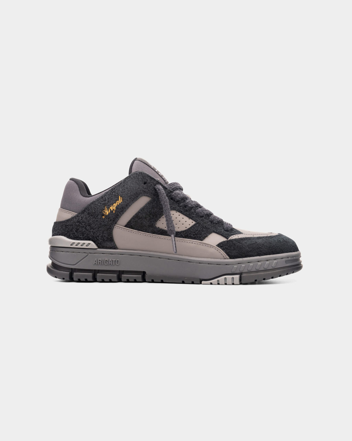 Axel Arigato Men's Area Lo Fluffy Sneaker | F3592001-Black/Off Black