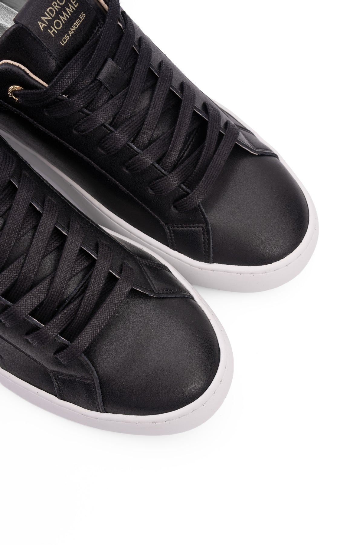 Android Homme Men's Zuma Bird of Paradise Print Leather Sneaker Black | AHP261-47