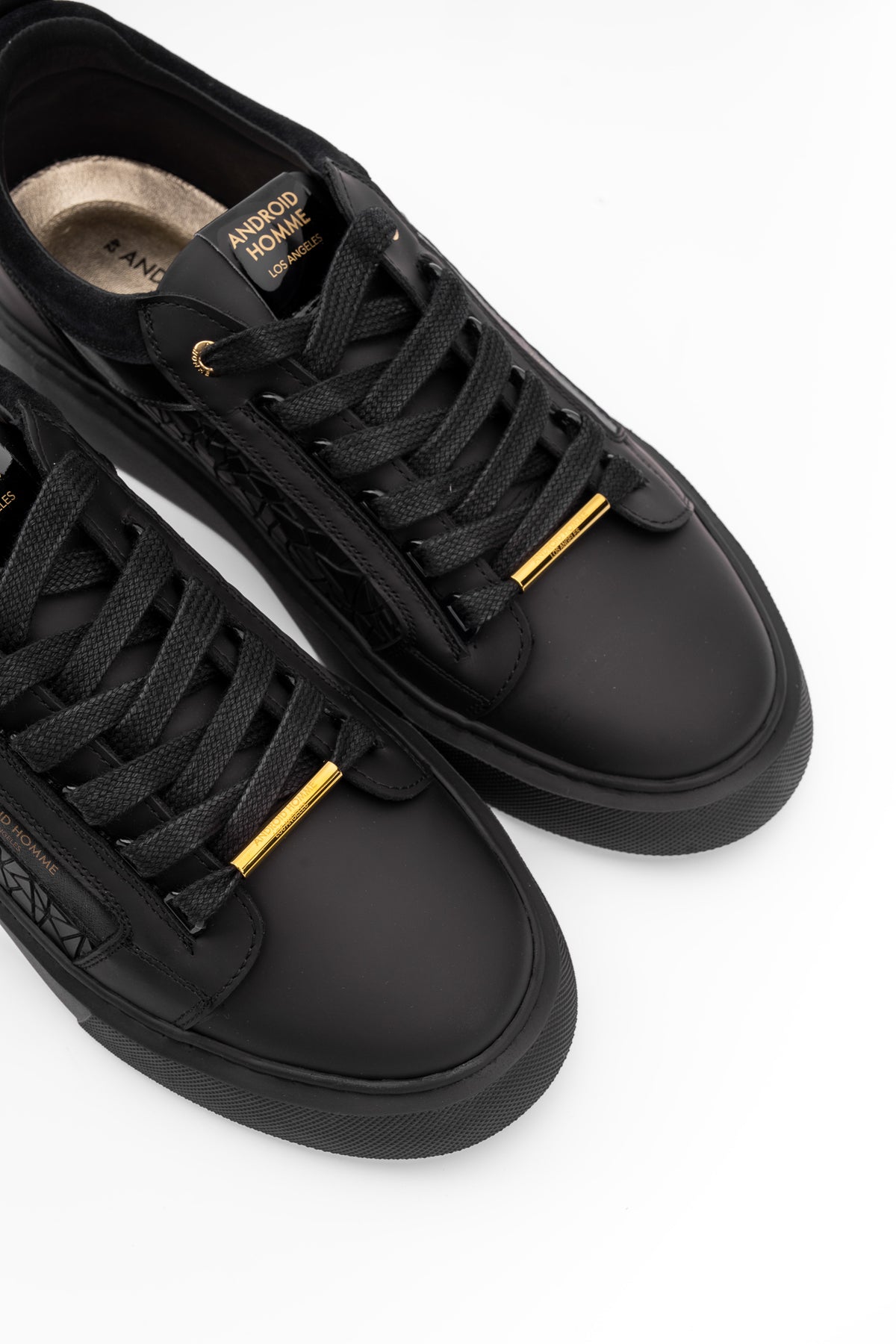 Android Homme Men's Venice Oversized Rubber Sneaker Mosaic & Hardware Black | AHP263-45