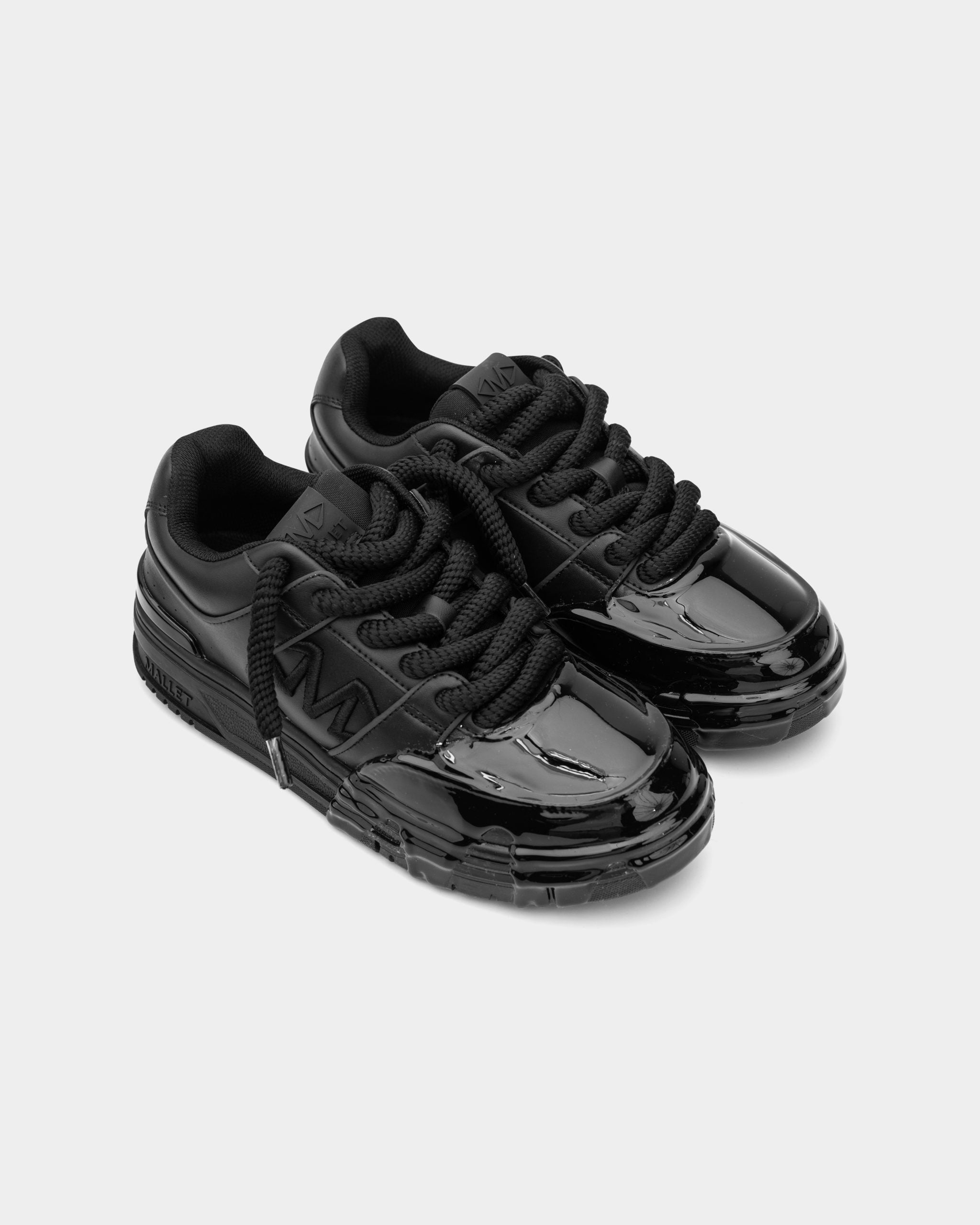 Mallet Men's Clayton Triple Black  Splat Sneaker | TE9023TPB9-SPL