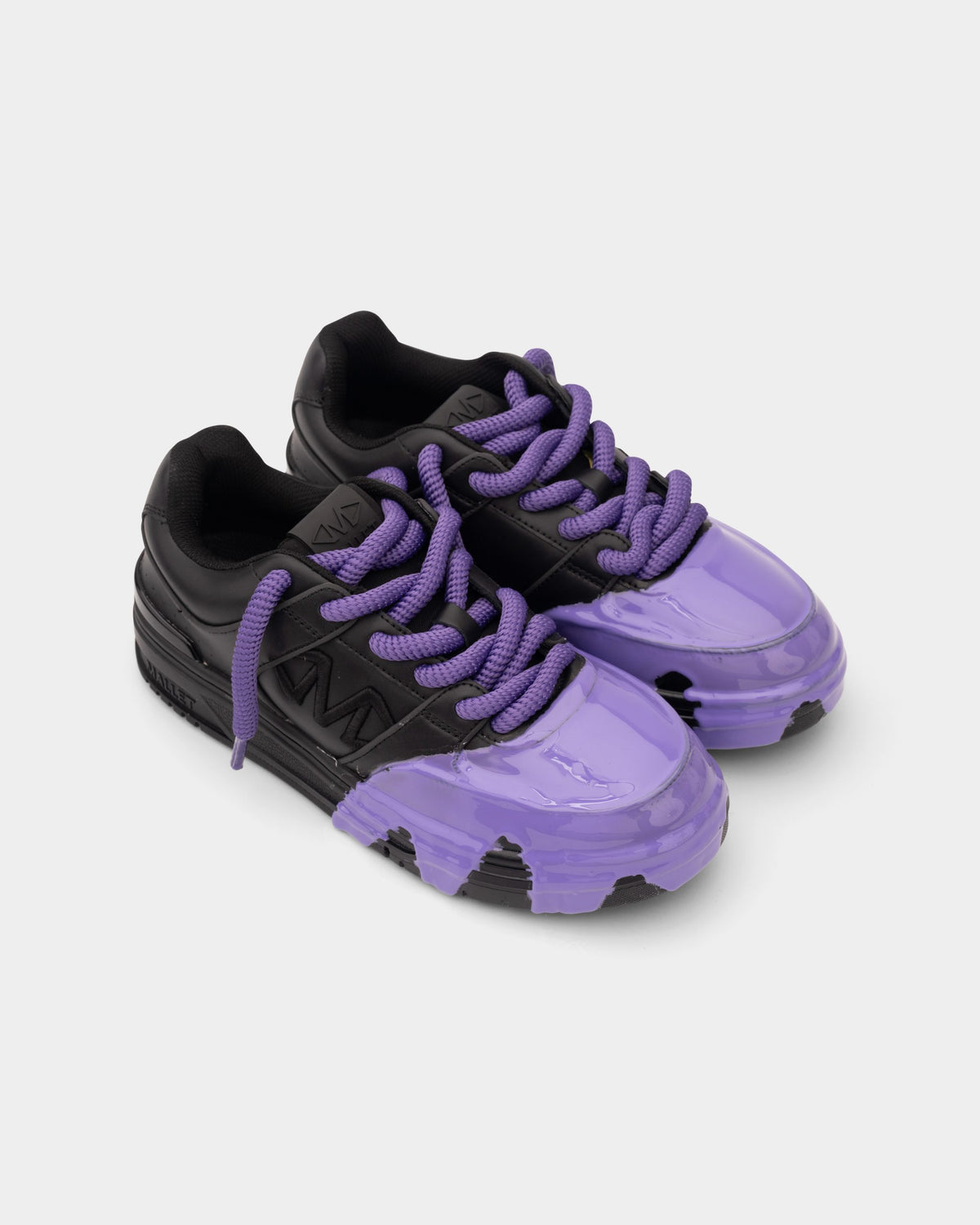 Mallet Men's Clayton x Detroit Triple Black Grape Splat | TE9023DET-BGS