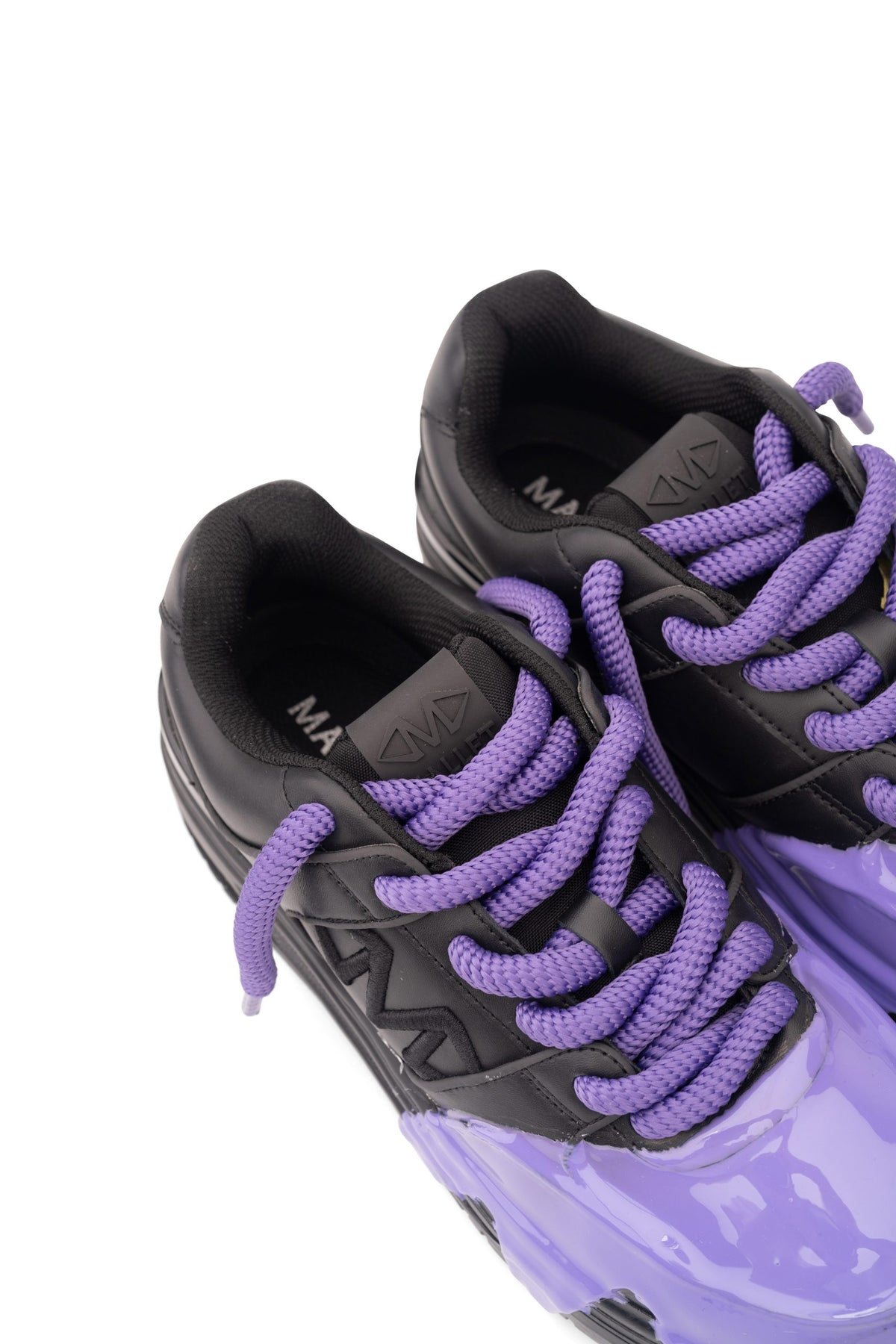 Mallet Men's Clayton x Detroit Triple Black Grape Splat | TE9023DET-BGS