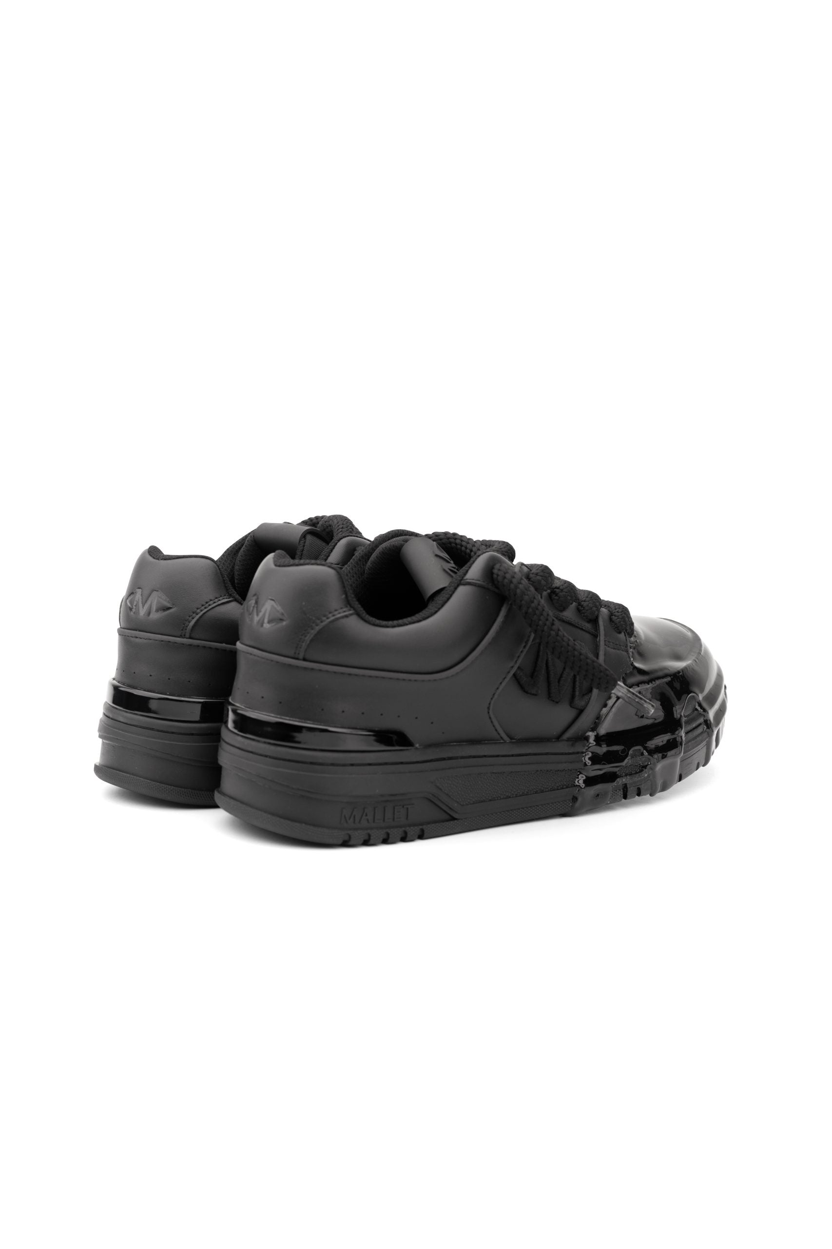 Mallet Men's Clayton Triple Black  Splat Sneaker | TE9023TPB9-SPL